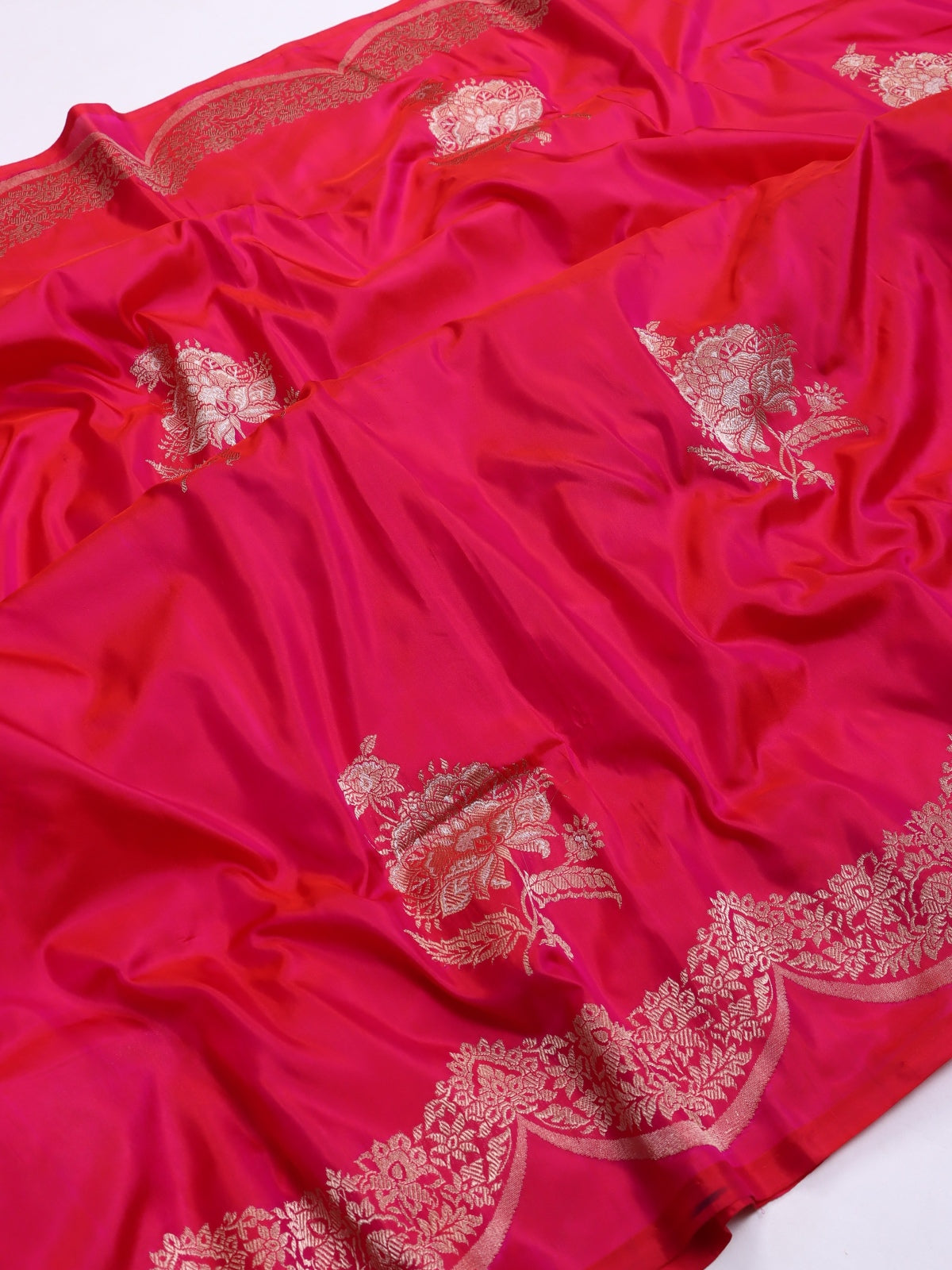 Pink Pure Kathan Silk Saree (Swara)