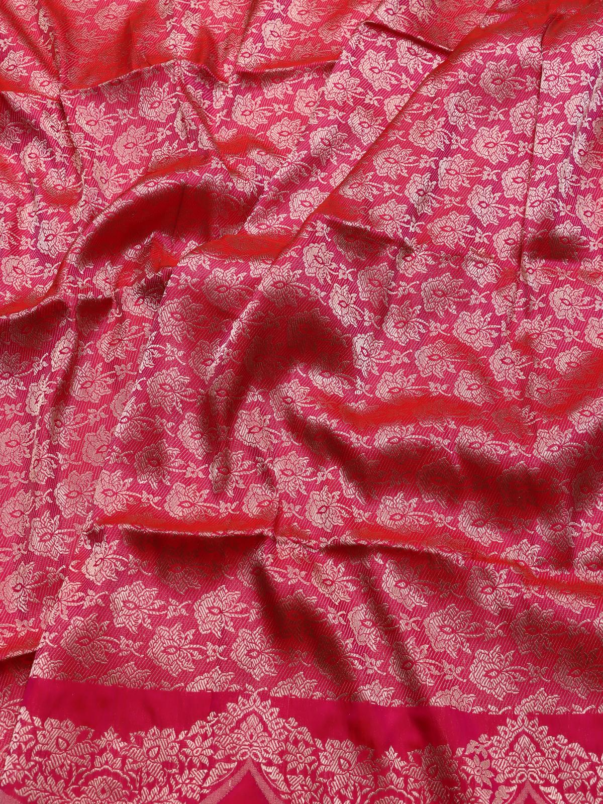 Pink Pure Kathan Silk Saree (Swara)