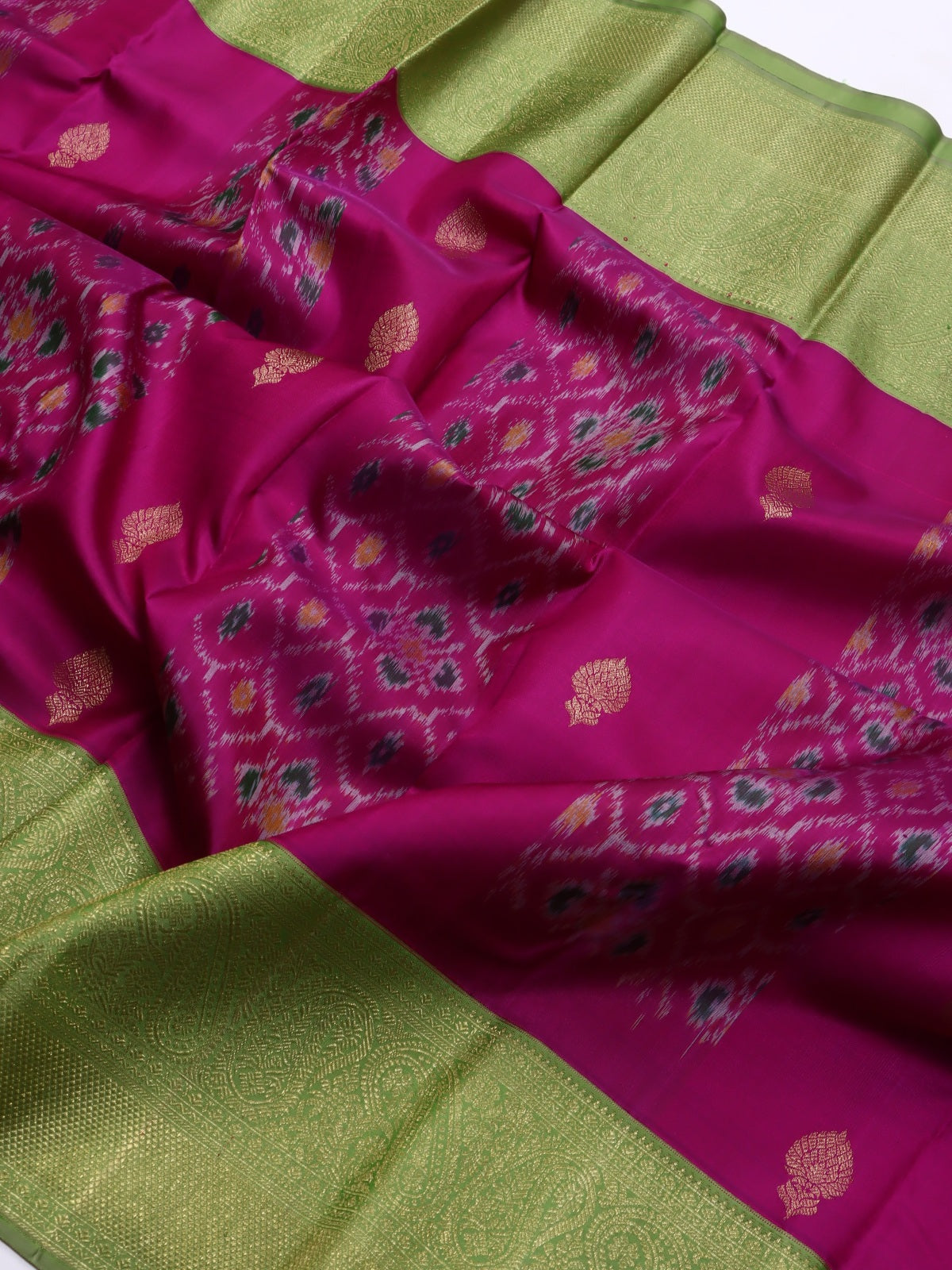 Pink Pure Kanchi Silk Saree 3G (Swara)