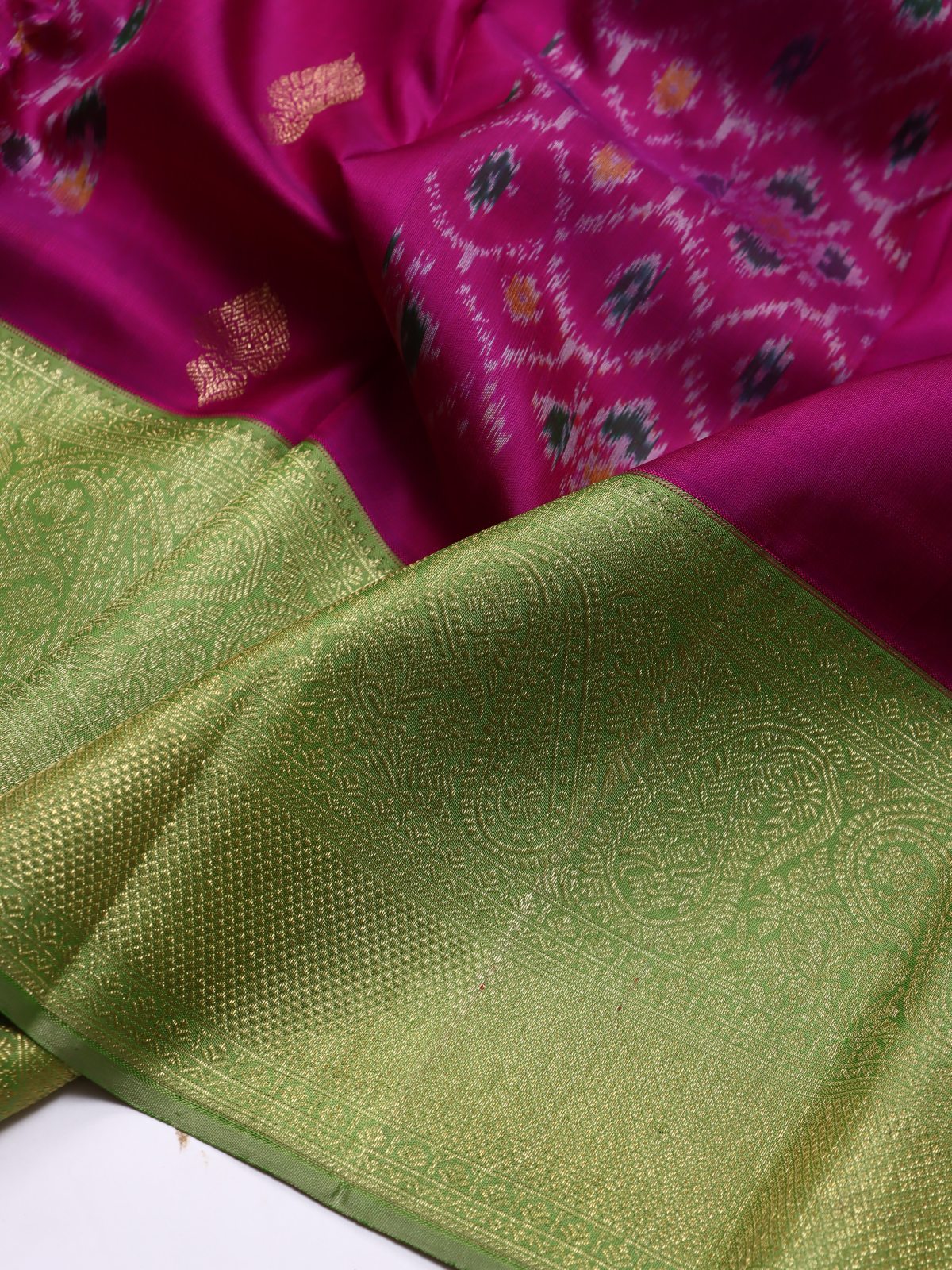 Pink Pure Kanchi Silk Saree 3G (Swara)