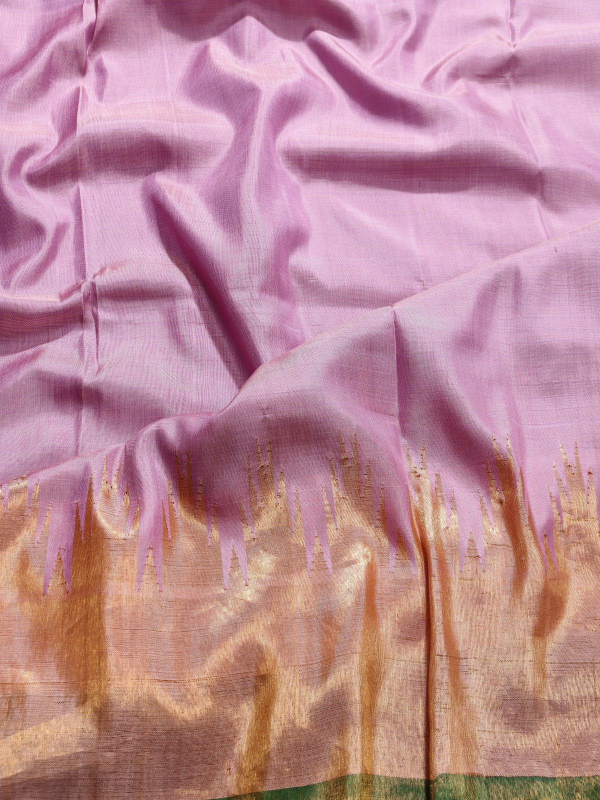 Purple Checks Pure Modal Silk Saree (Swara)