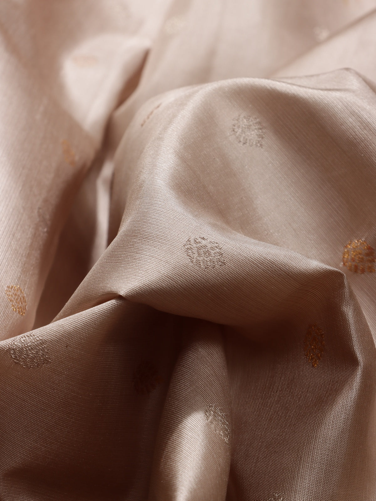 Cream Small Butta Pure Modal Silk Saree (Swara)