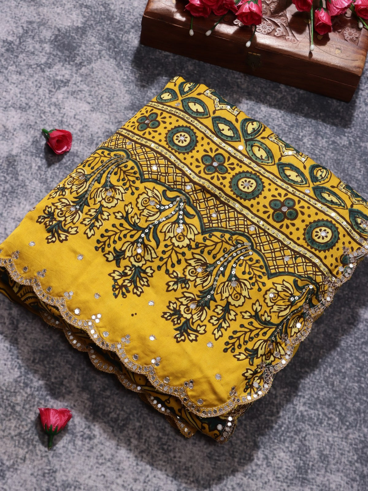 Yellow Pure Modal Silk Saree (Swara)