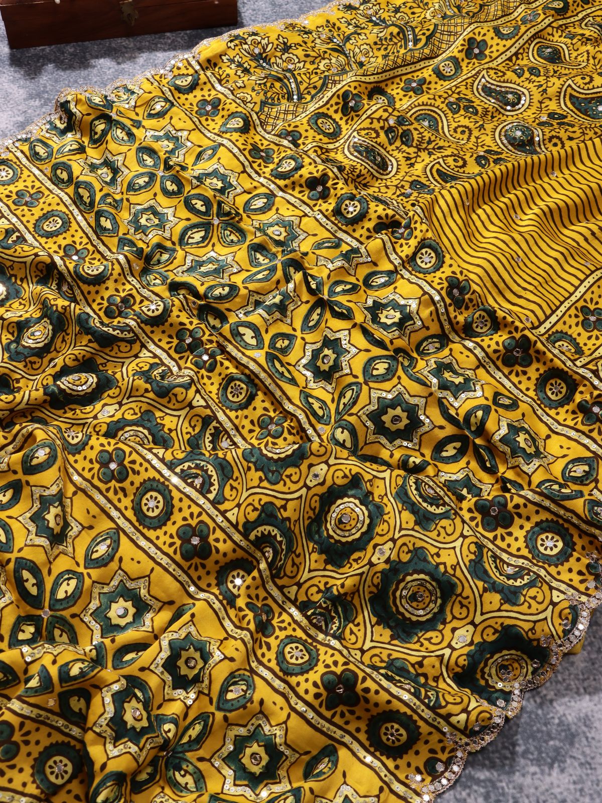 Yellow Pure Modal Silk Saree (Swara)