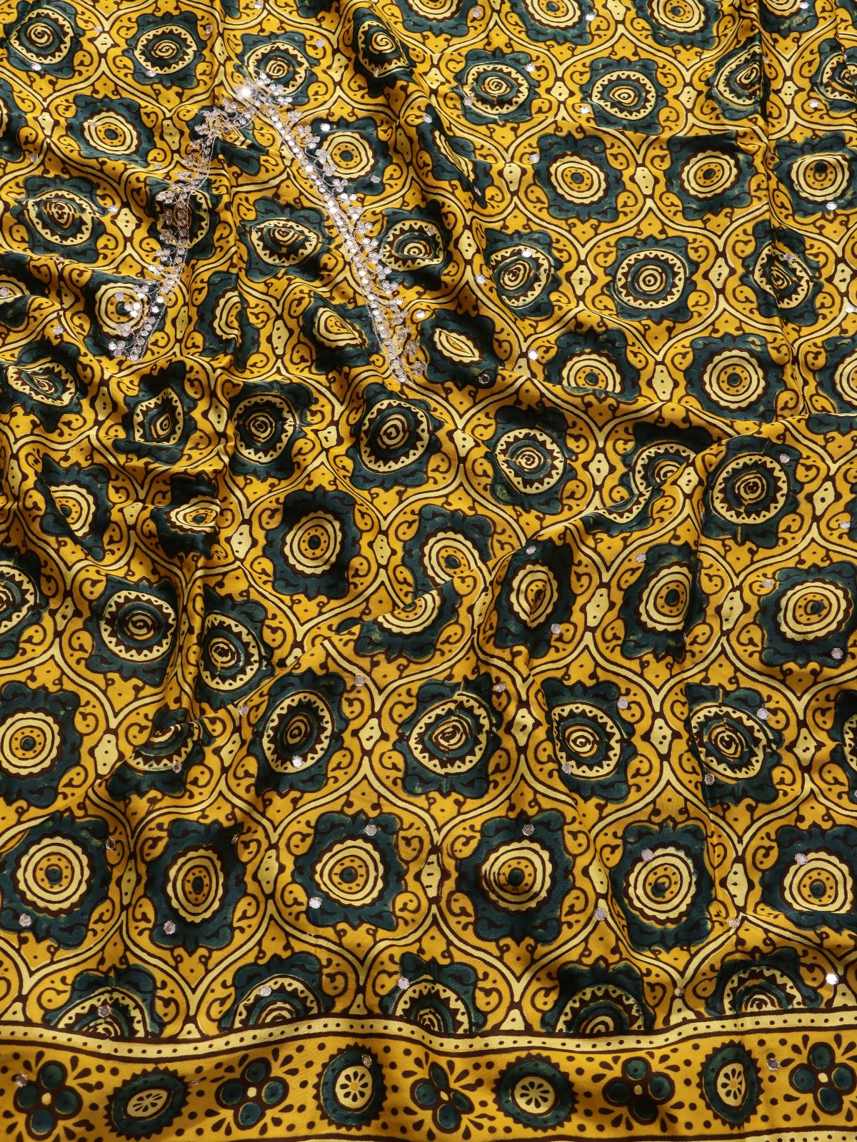 Yellow Pure Modal Silk Saree (Swara)