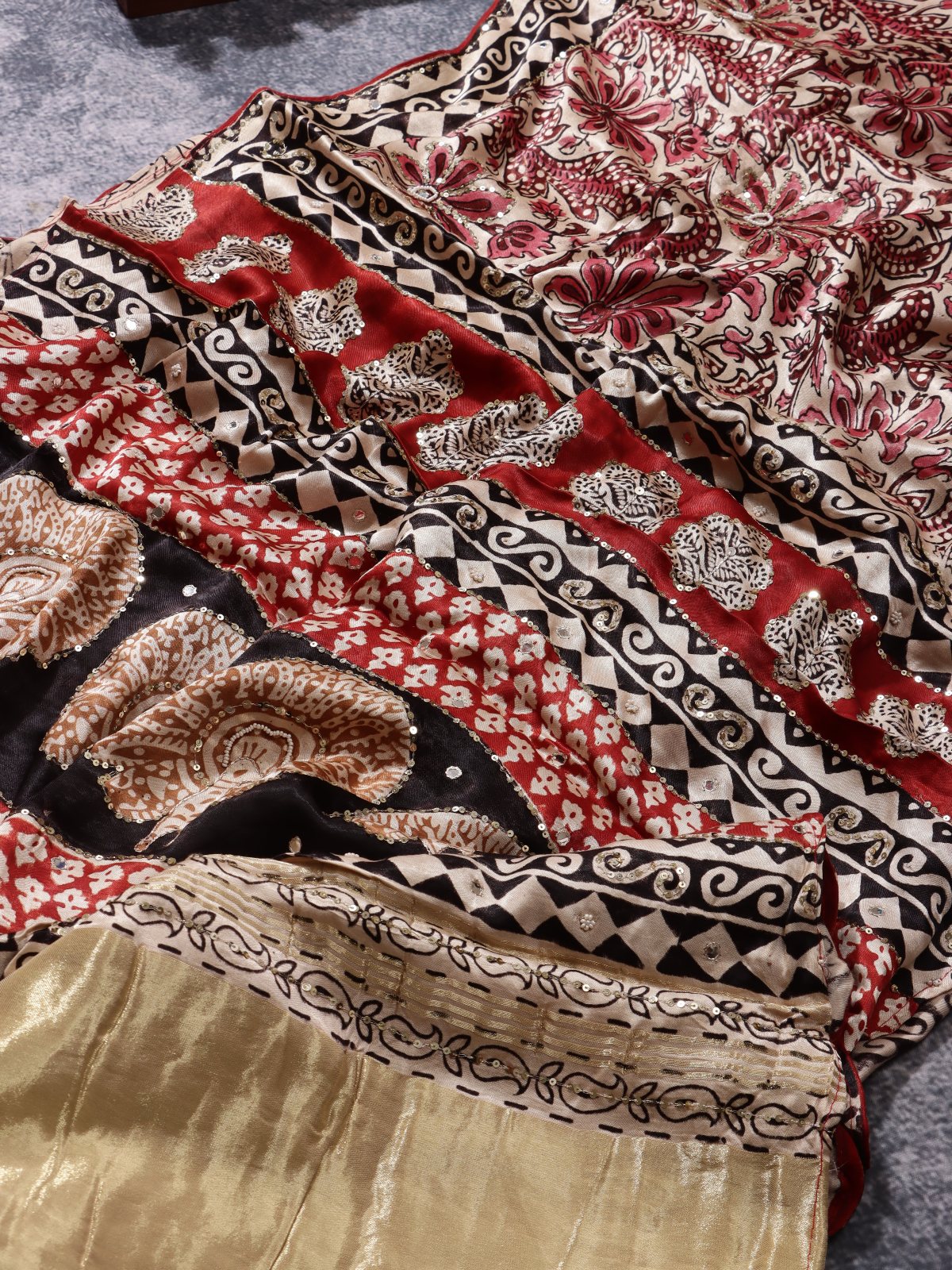 Cream Pure Modal Silk Saree (Swara)