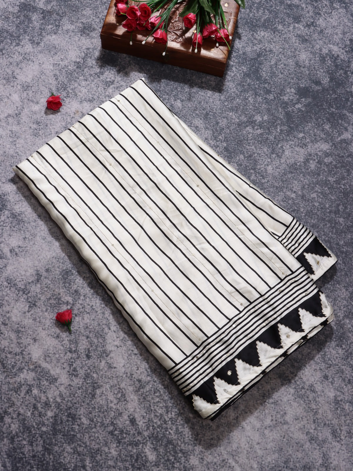 Cream Pure Modal Silk Saree (Swara)