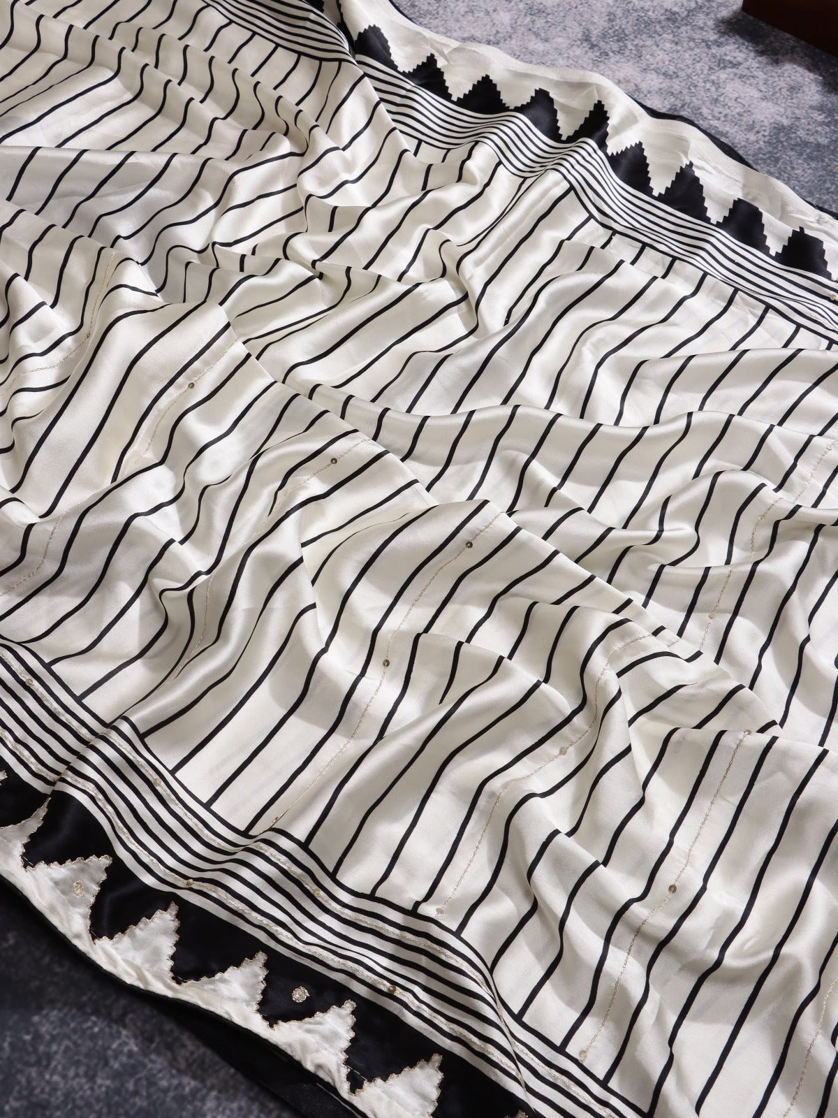 Cream Pure Modal Silk Saree (Swara)