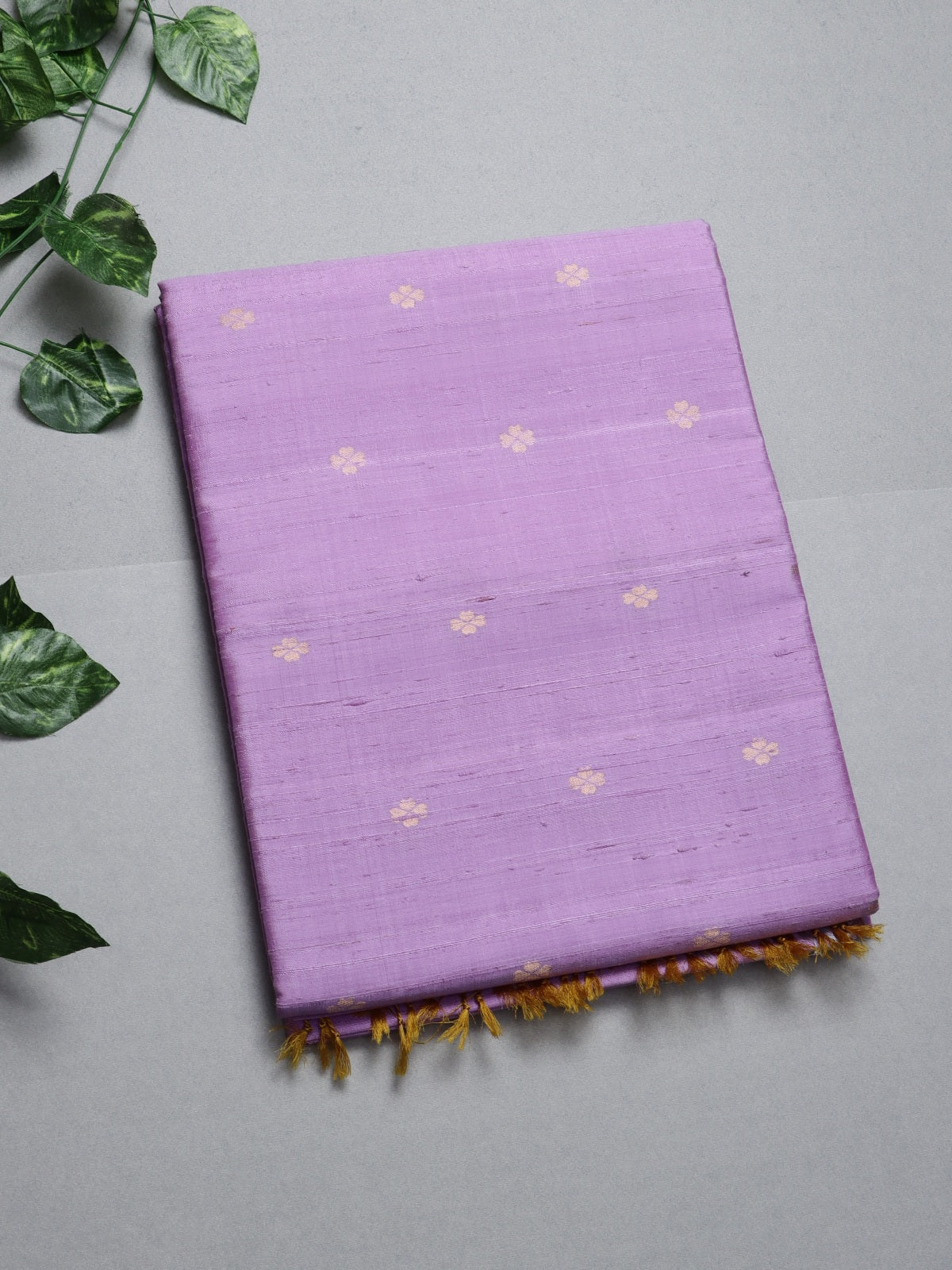 Mauve Pure Raw Silk Saree (Swara)