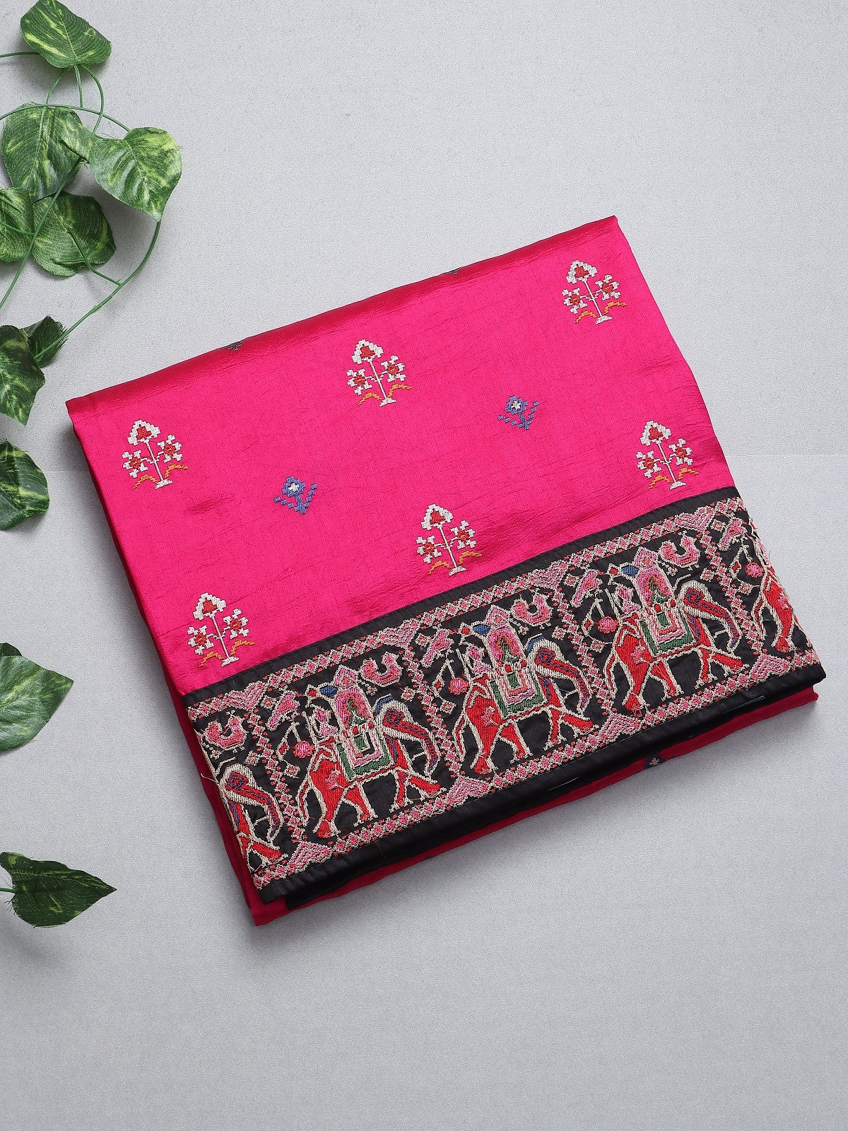 Pink Pure Silk Saree (Swara)