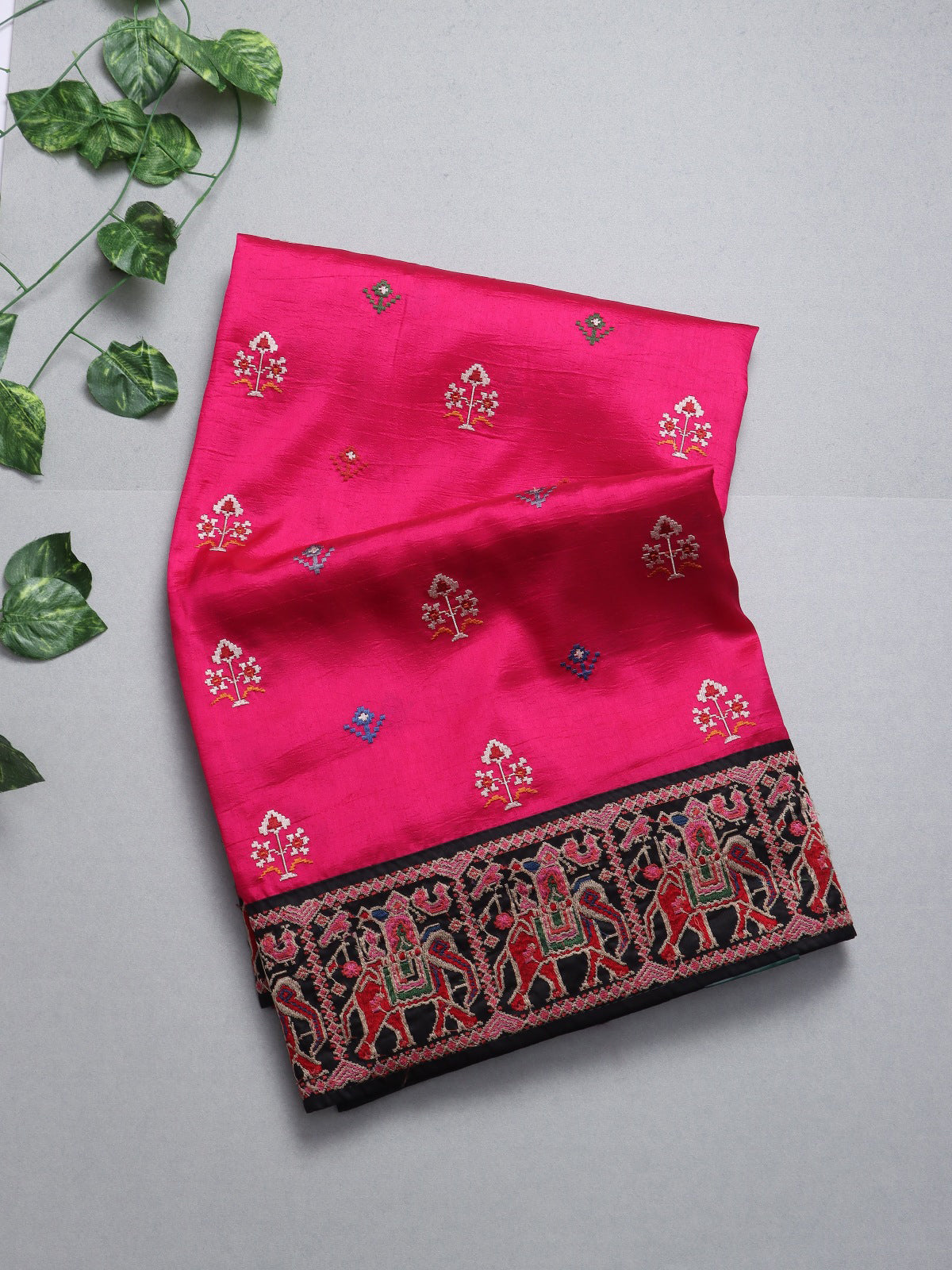 Pink Pure Silk Saree (Swara)