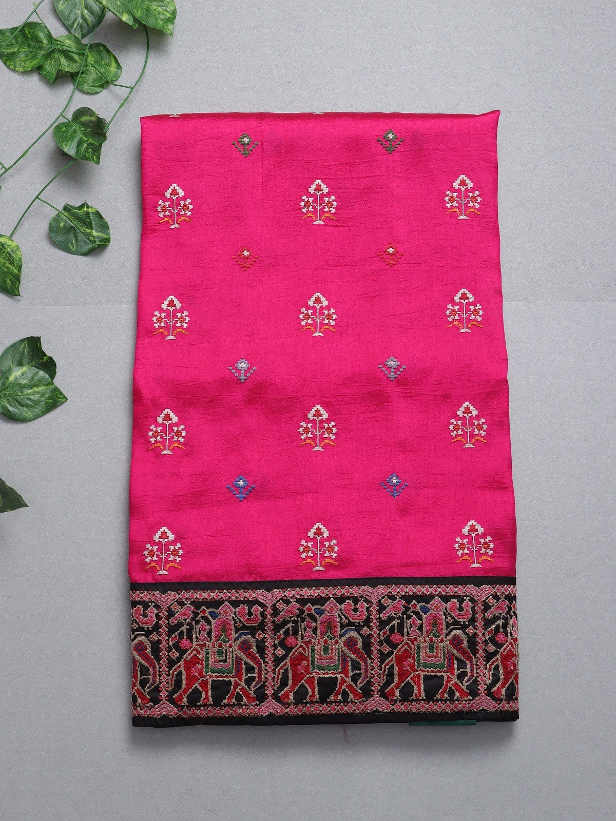 Pink Pure Silk Saree (Swara)