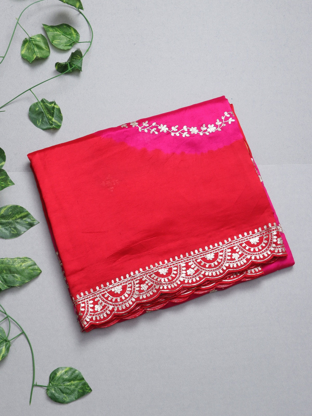 Red Pure Silk Saree (Swara)