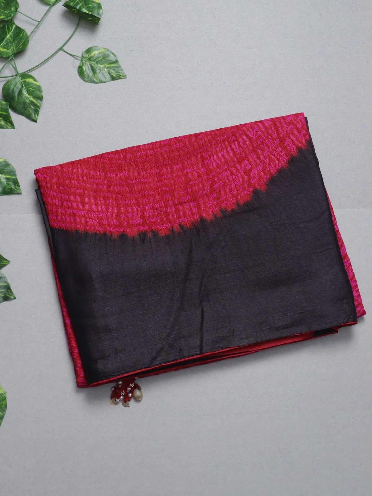 Black Pure Tussar Saree (Swara)