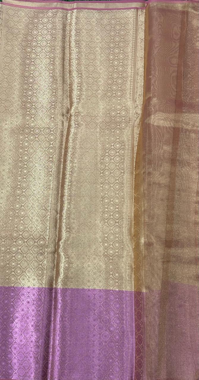 Jyothika Gold 07 semi tissue 07 saree