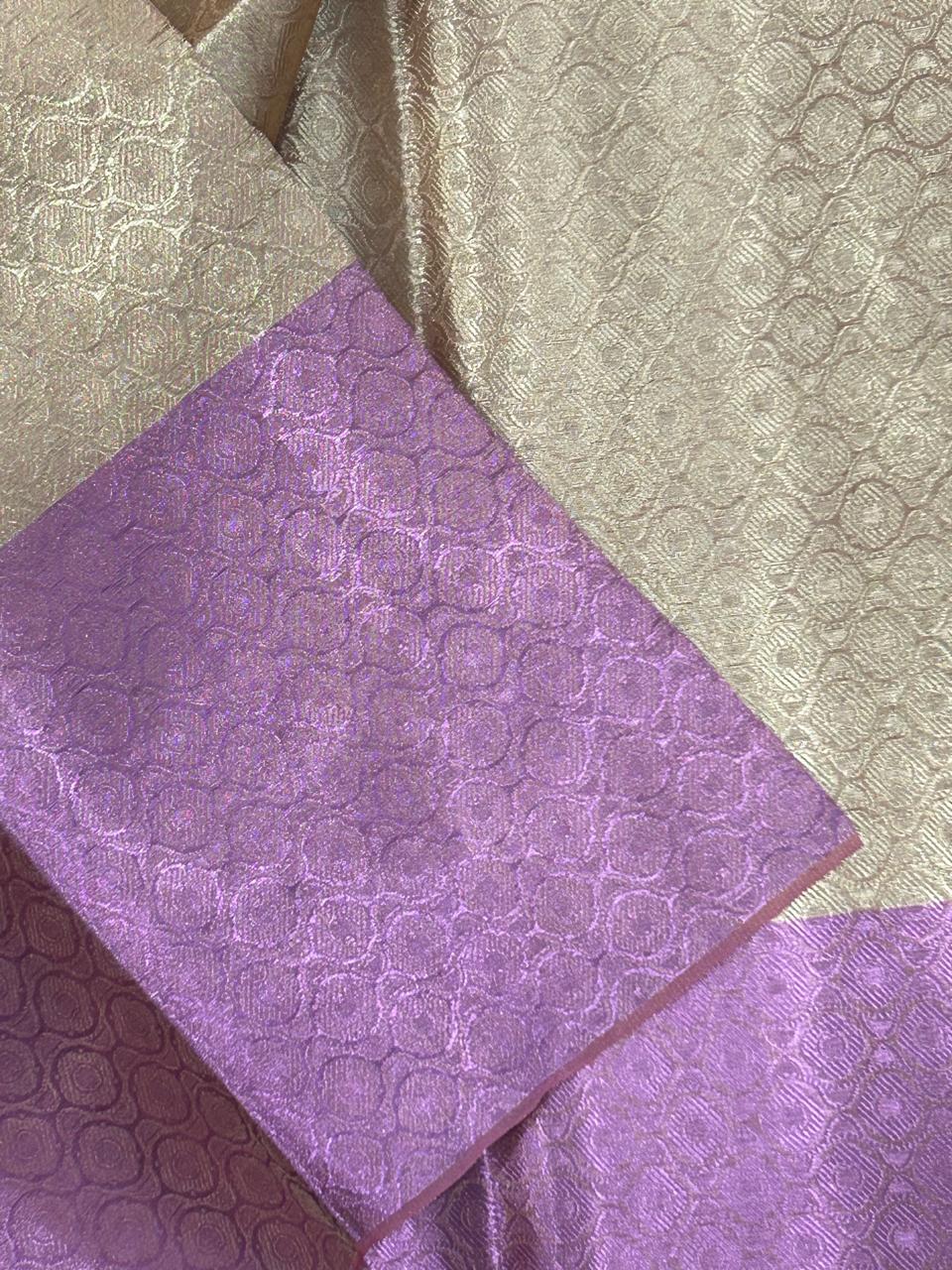 Jyothika Gold 07 semi tissue 07 saree