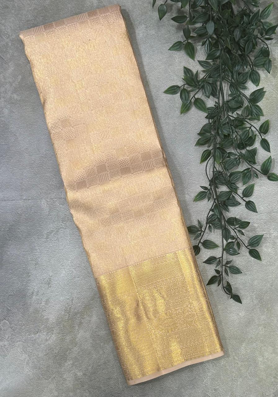 Pastel pink brocade pure kanchipuram-03 silk saree