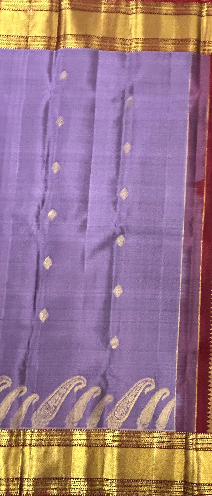 Onion pink mango butta pure kanchipuram silk vintage saree