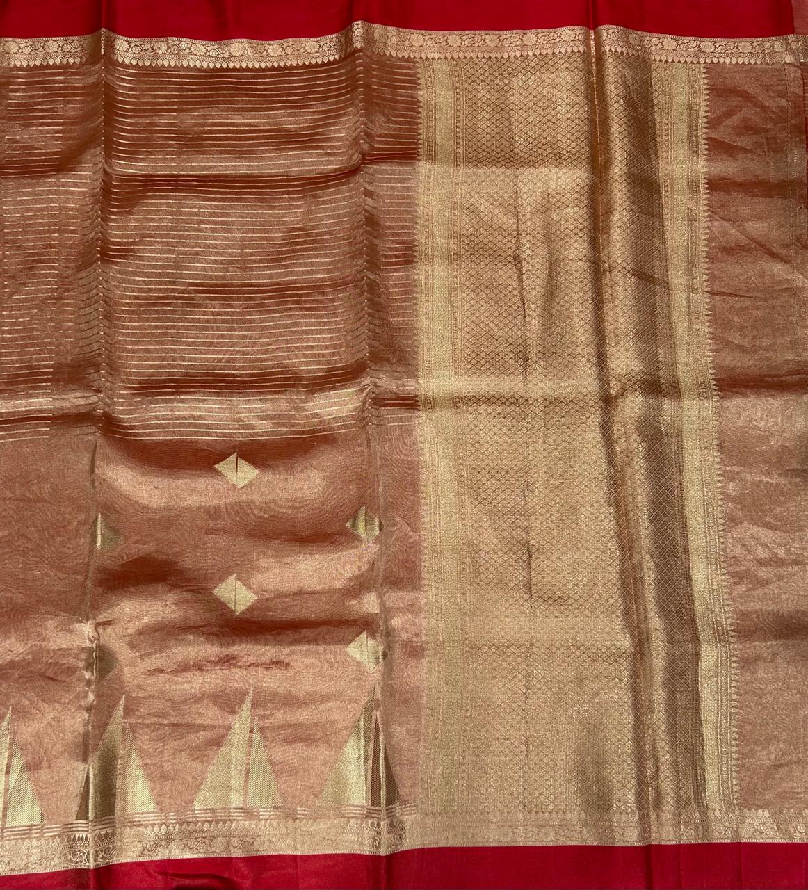 Red banarasi tissue silk-09 saree