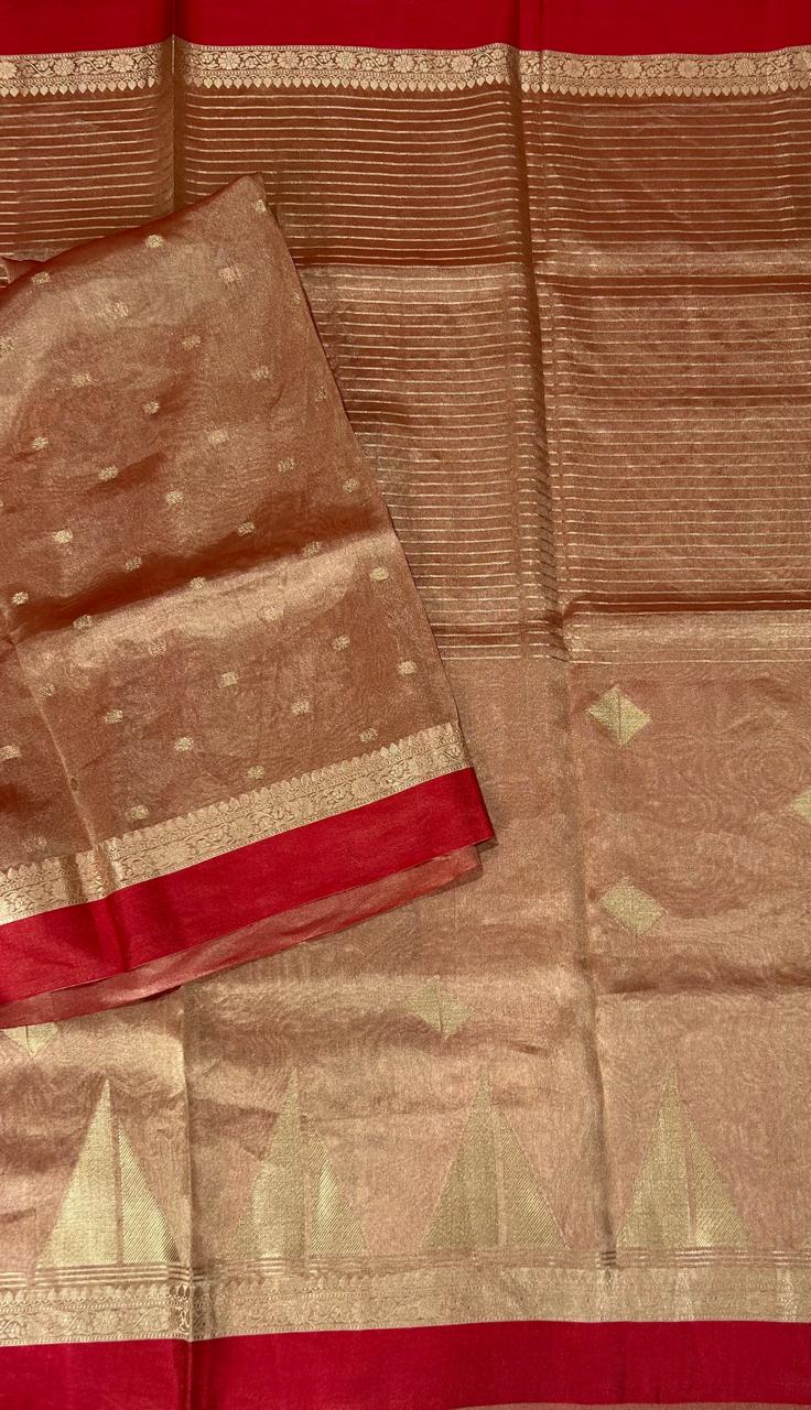 Red banarasi tissue silk-09 saree