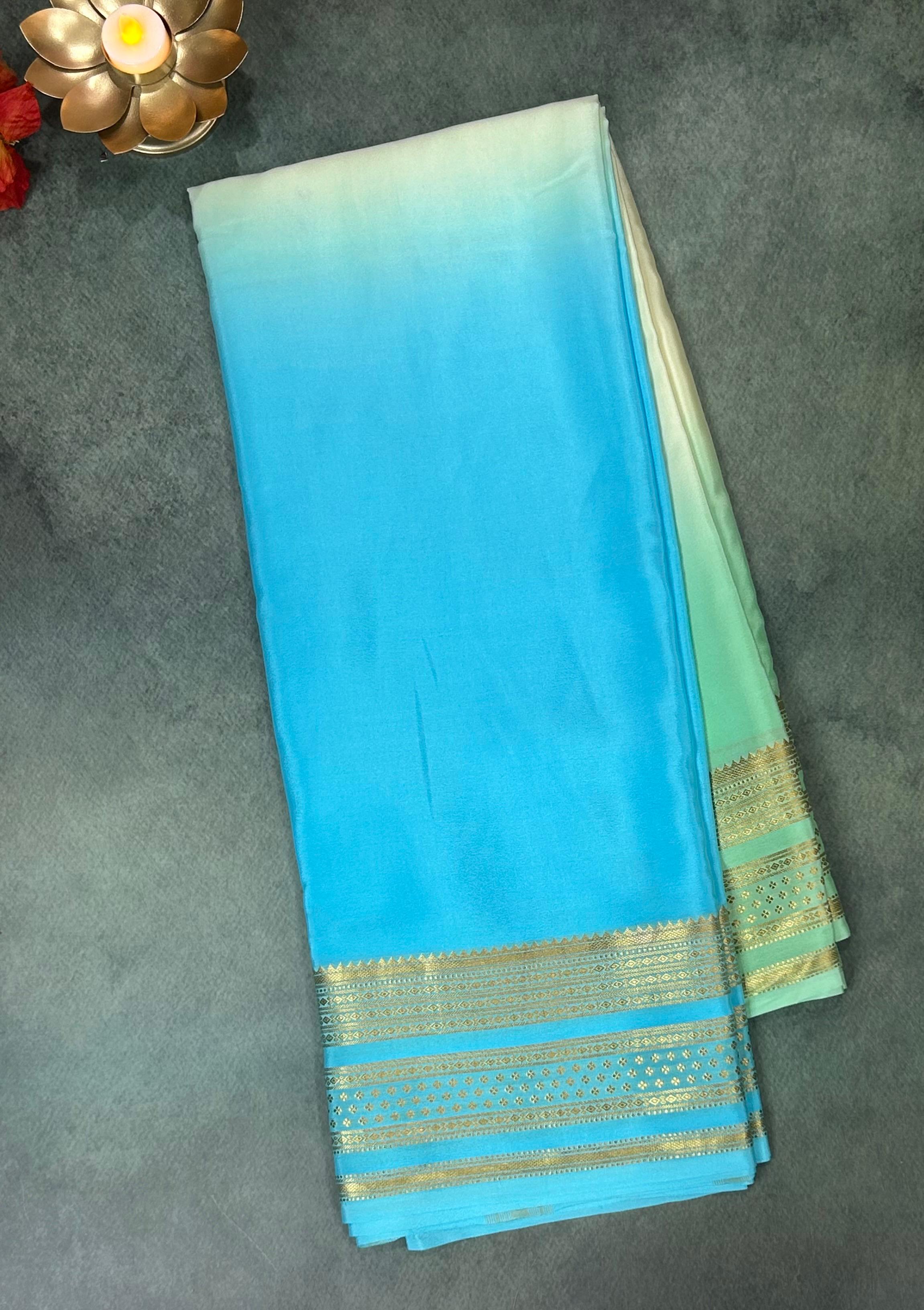 Rankart big border Pure Mysore Silk-10 Saree – Elegant Handwoven Design | Premium Traditional Silk Collection
