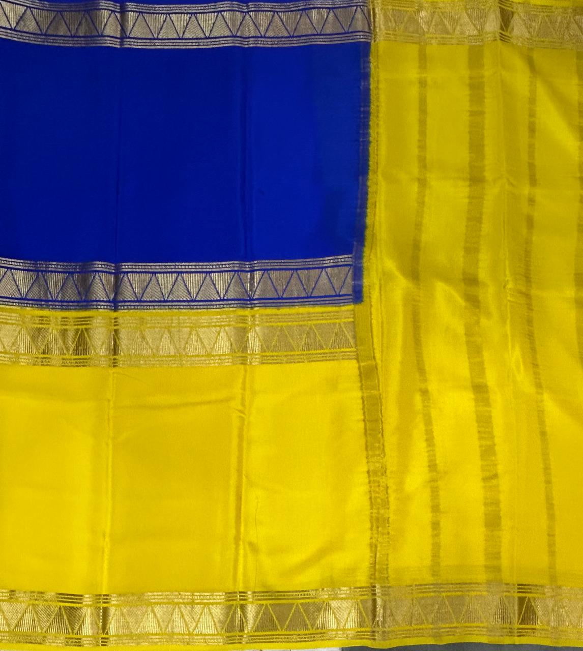 Half n half pure mysore silk-12 saree