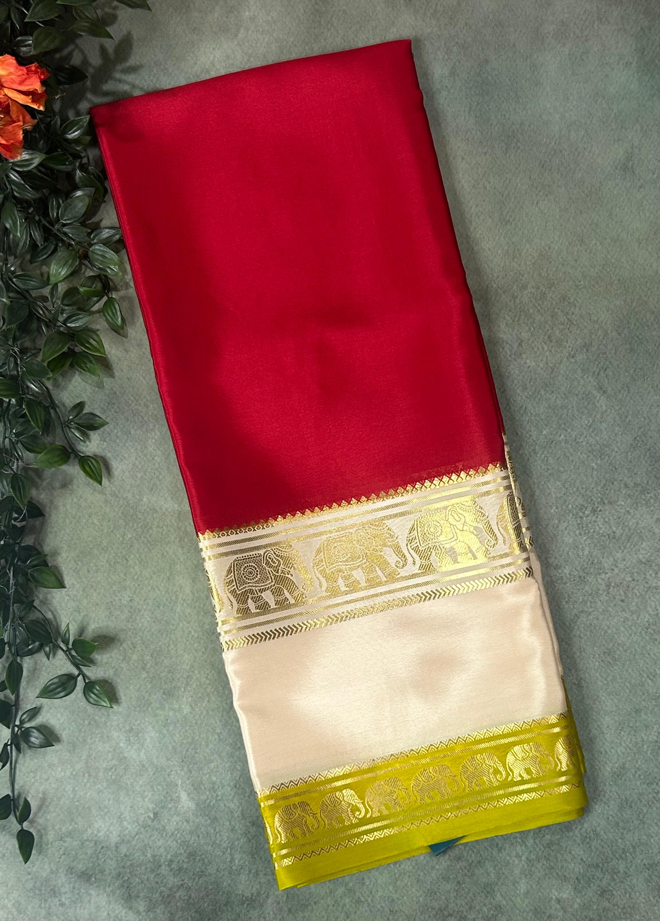 Pure 3D mysore silk-101 saree