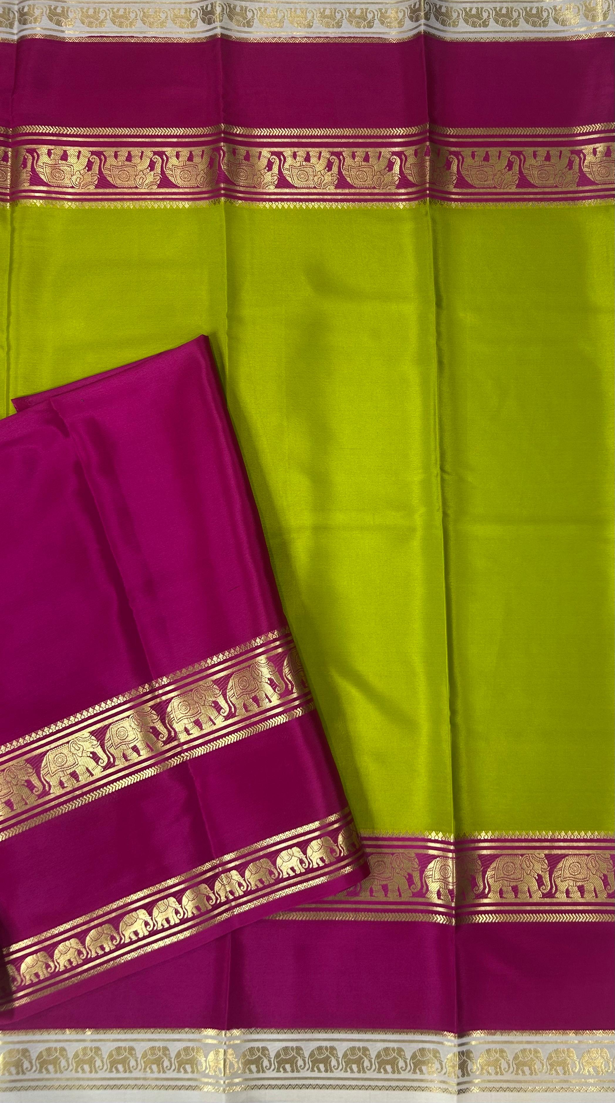Pure 3D mysore silk-101 saree