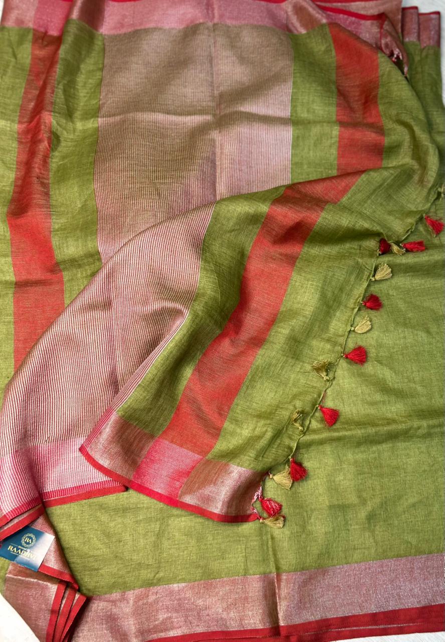 Nayantara linen 101 saree