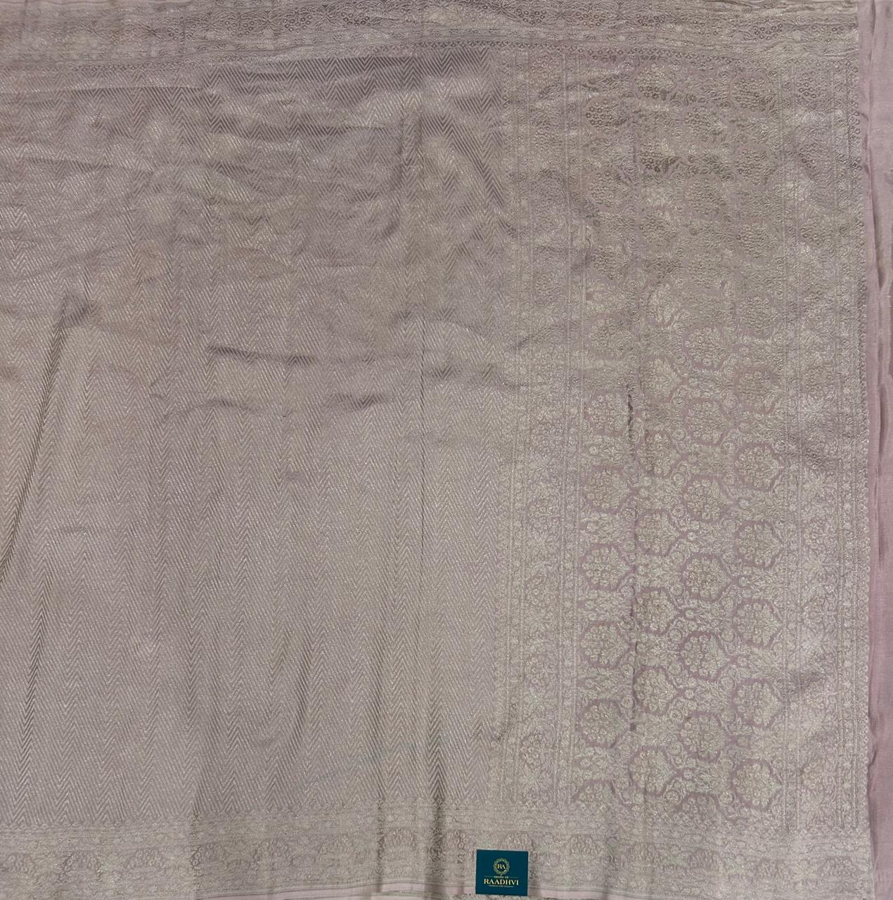 Mavue brocade benarasi pure crepe 102 saree