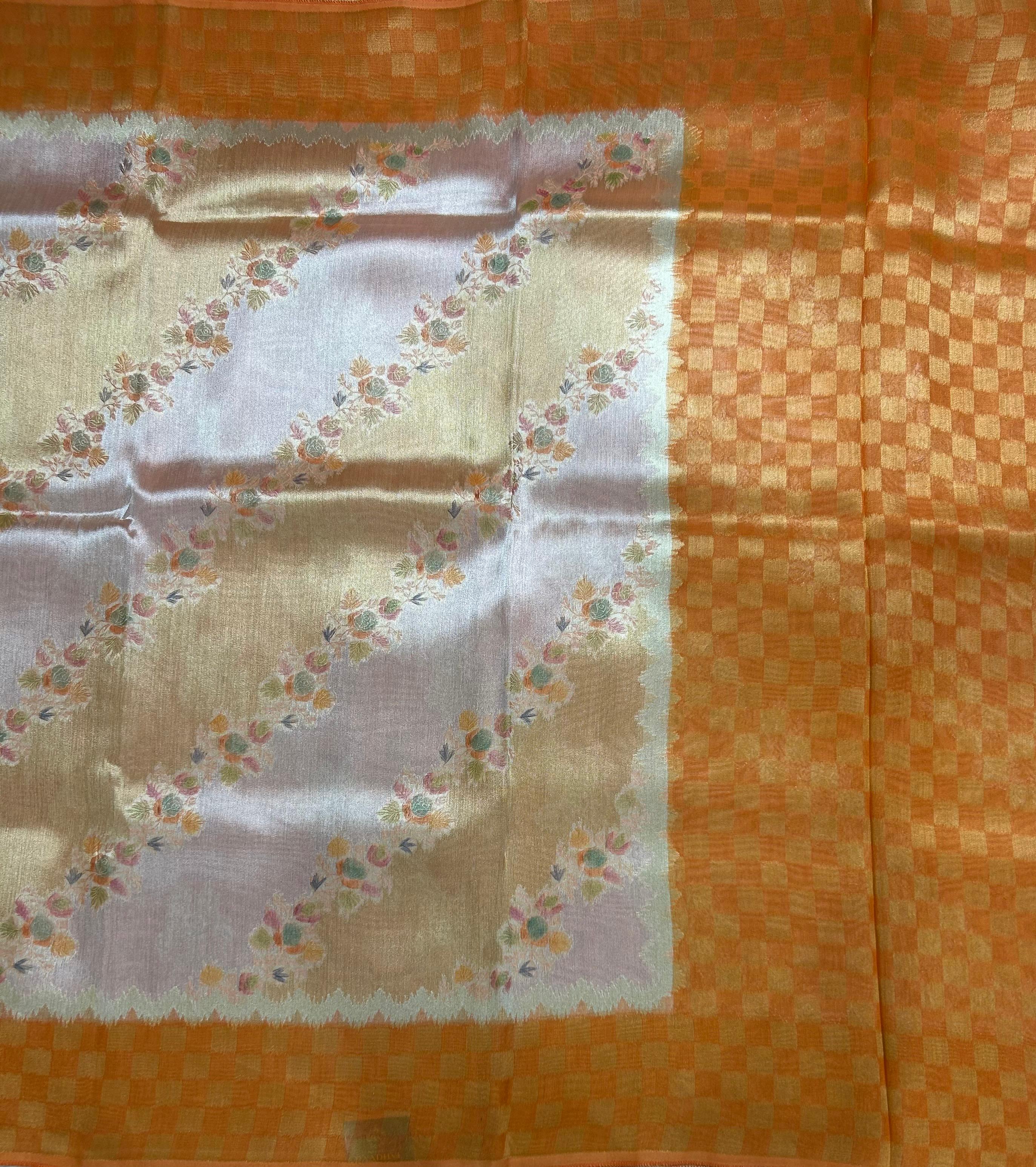 Rankart brocade tissue 104 saree