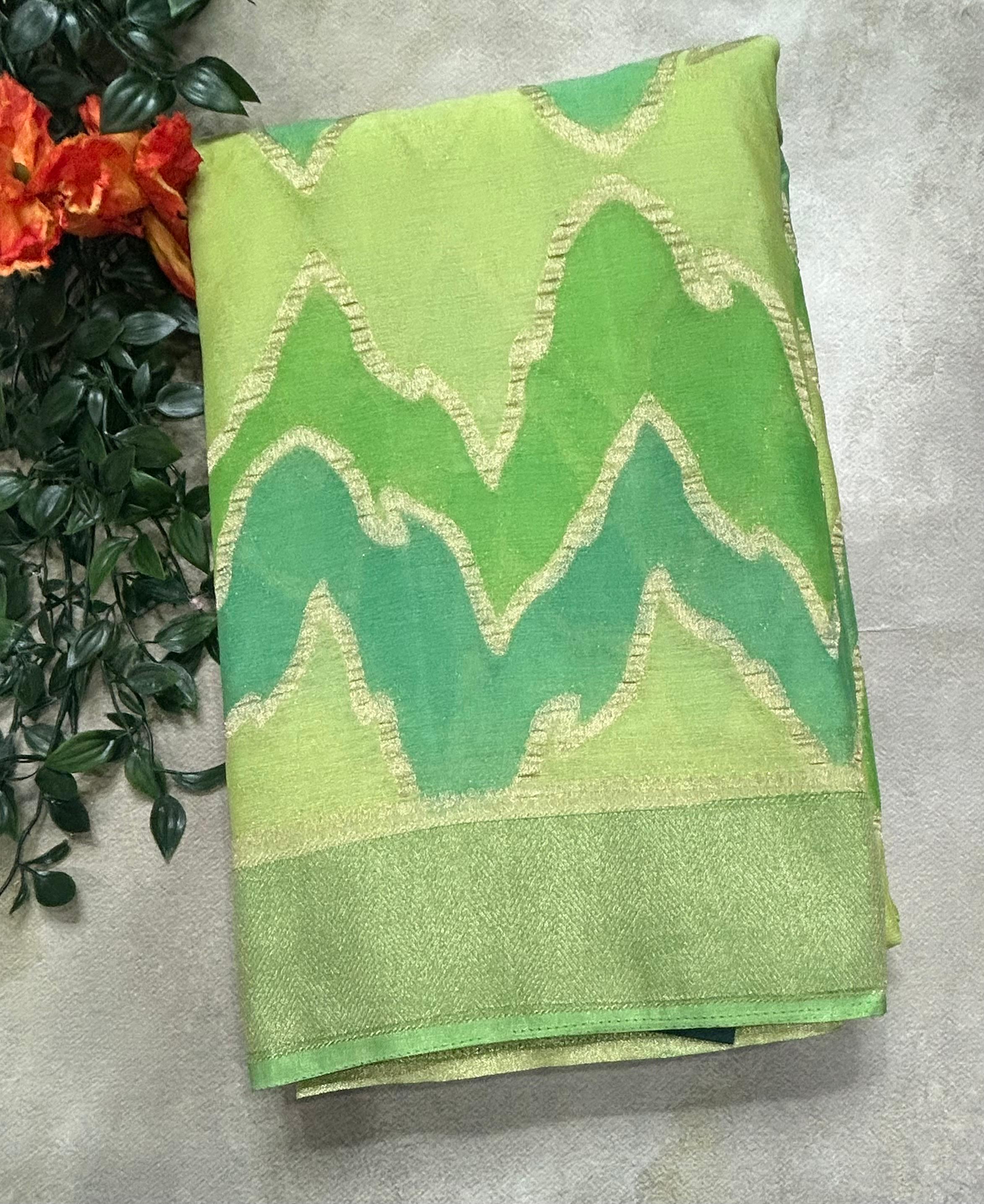 Rankart chinnon georgette 105 saree