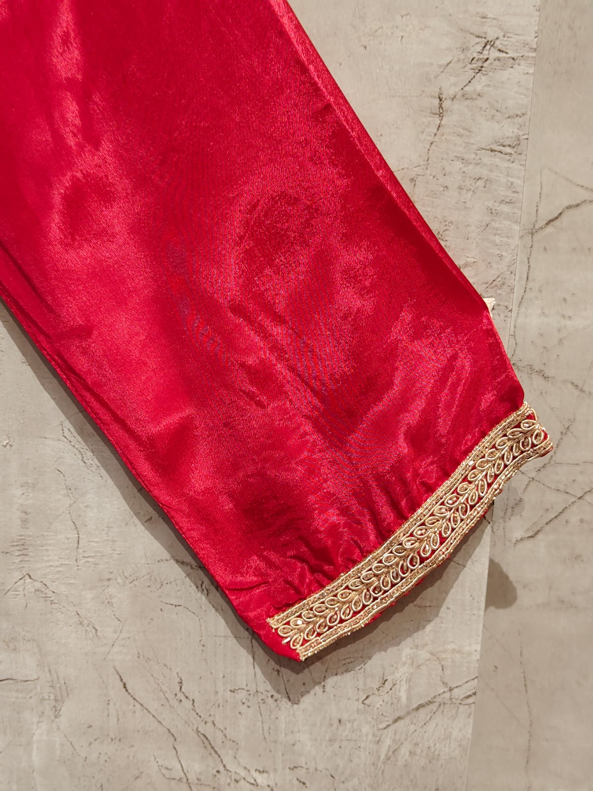 Pink  Anarkali ho sik Hand work Kurtha 567