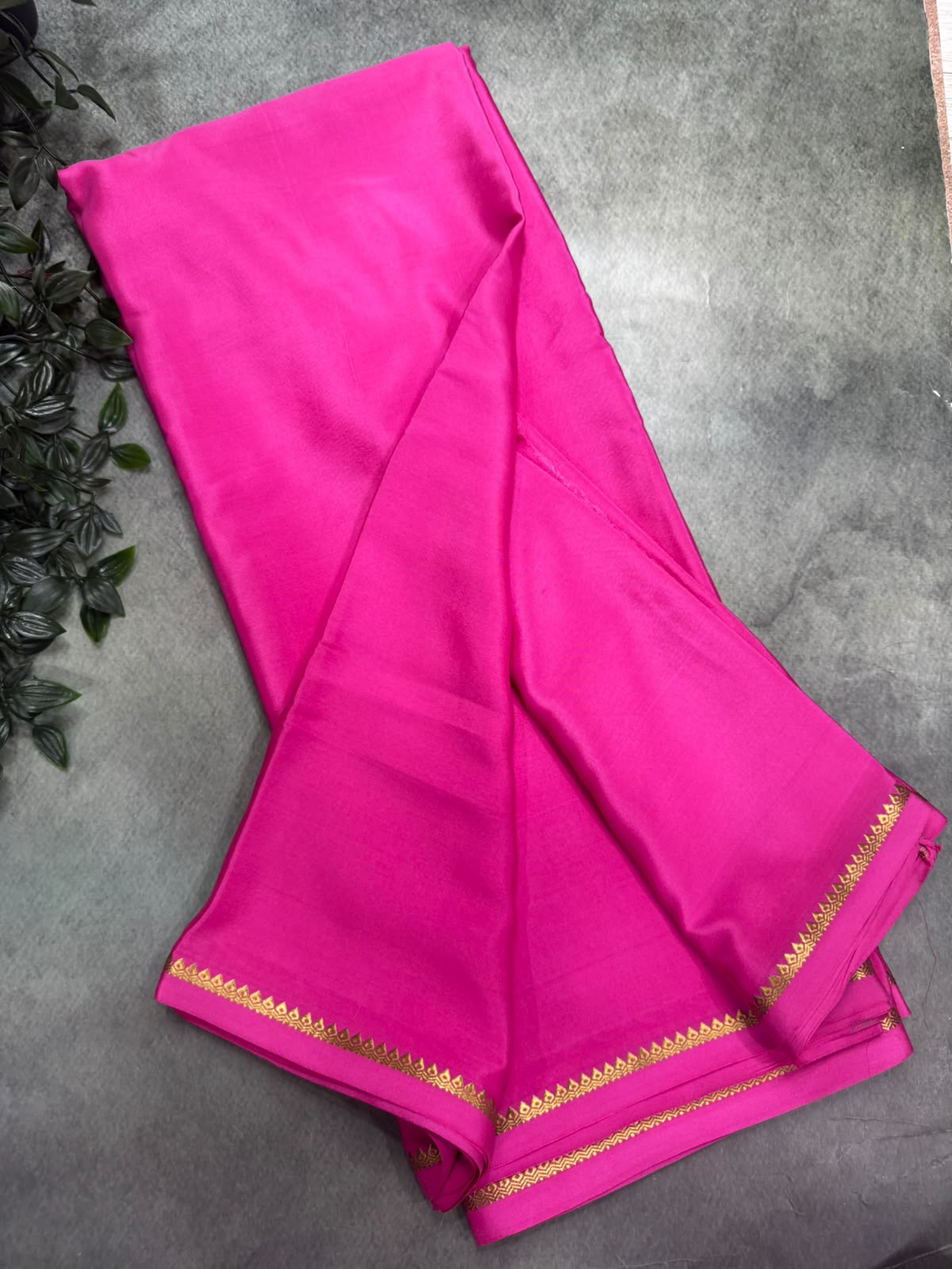Light Pink Pure Mysore Silk 106 Saree