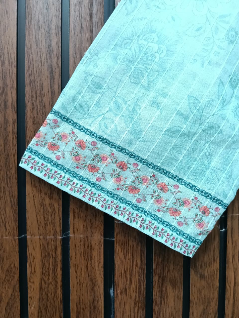 Sky Blue Cotton Straight Fit  Kurtha 643