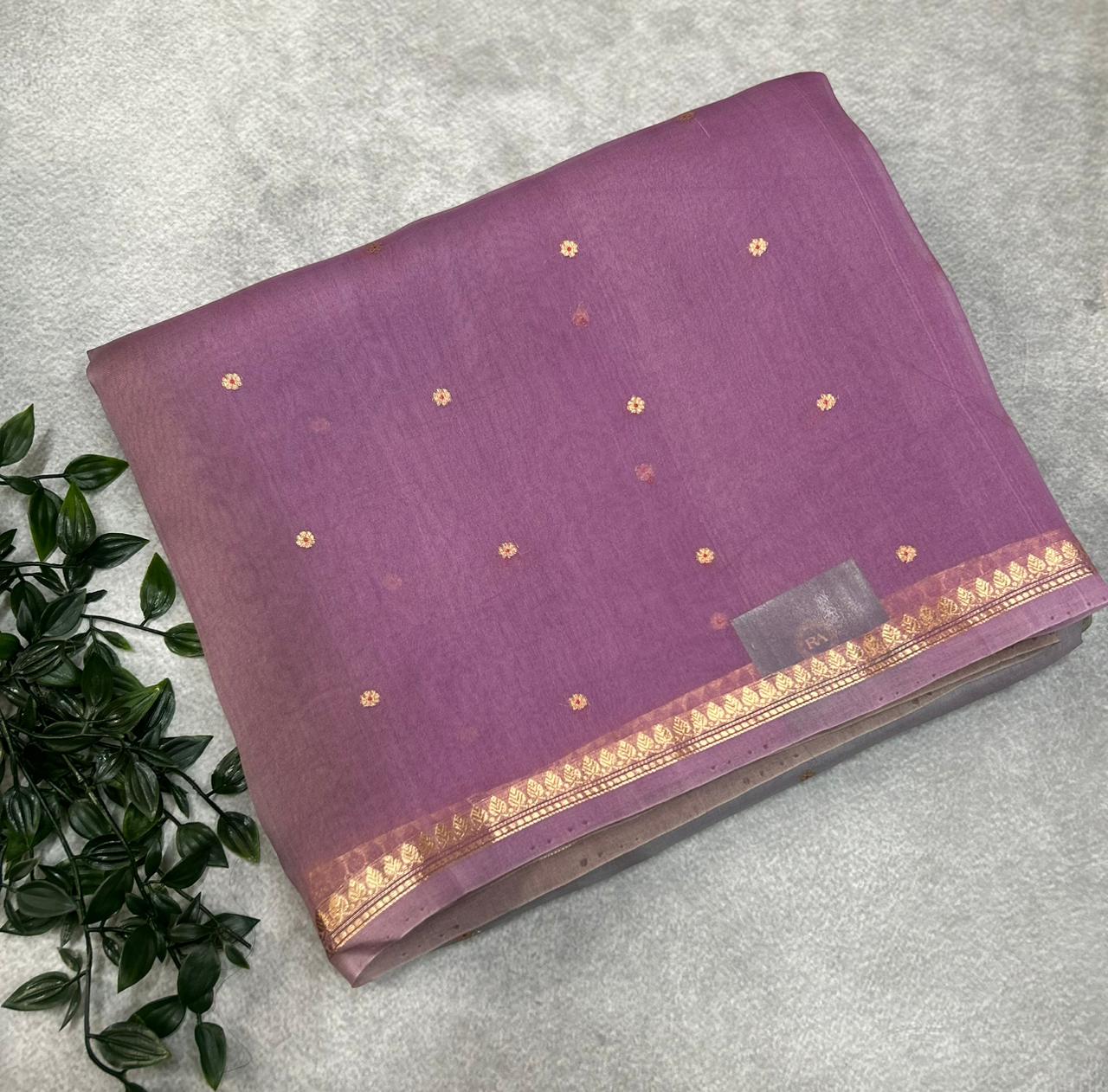 Rangkart Pure Kora Organza Saree 106