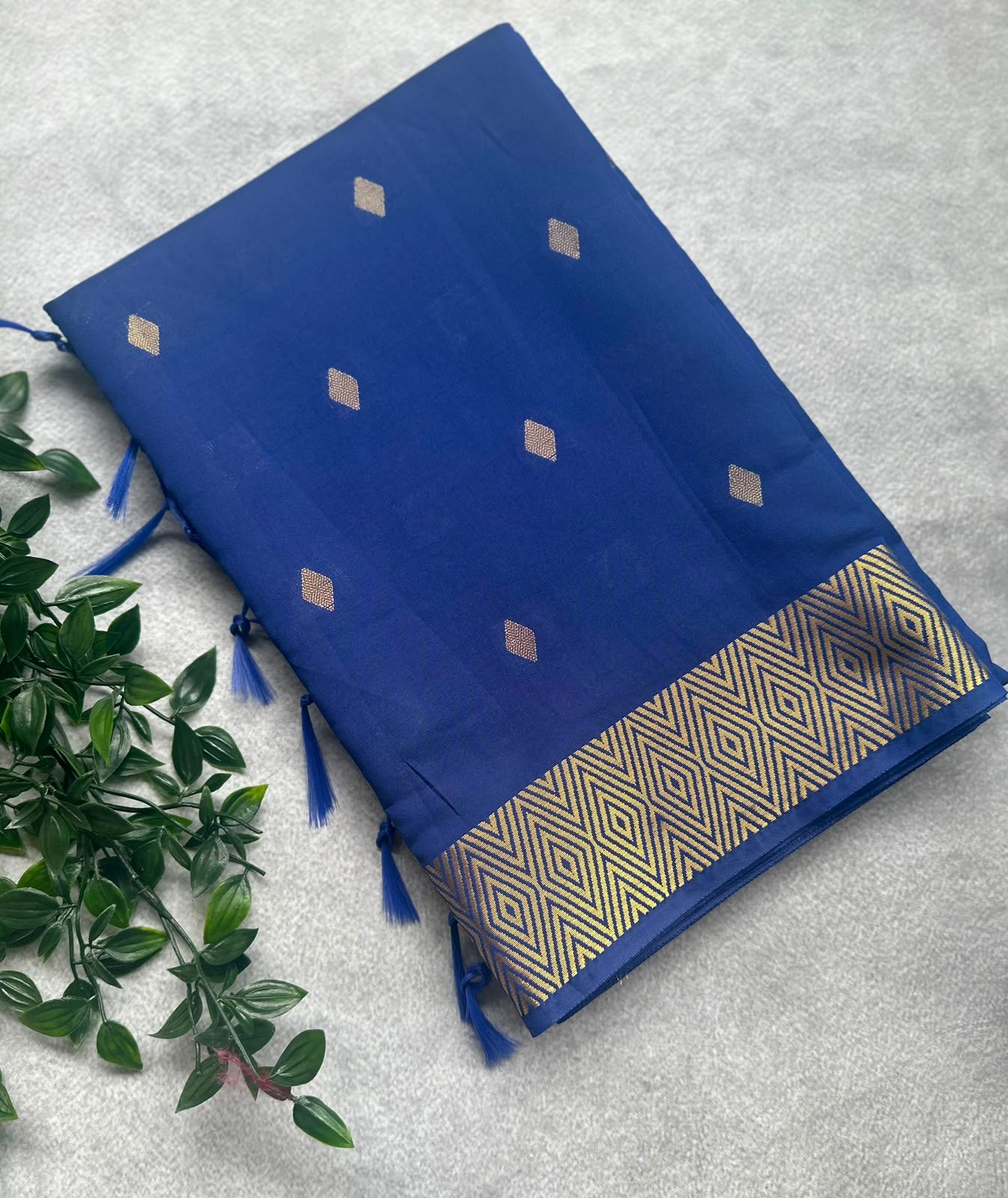 semi silk navy blue saree