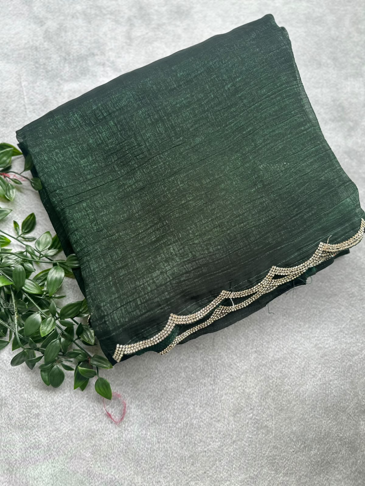 party waer green saree