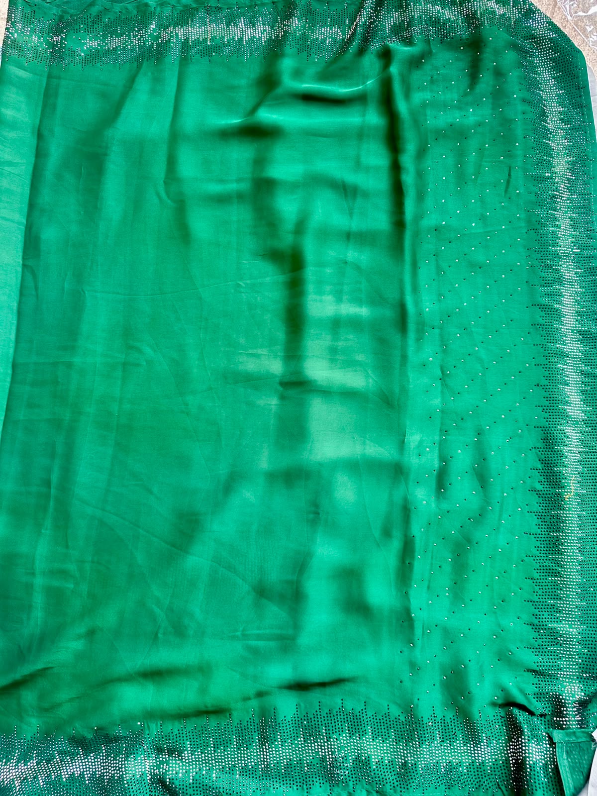 party waer green saree