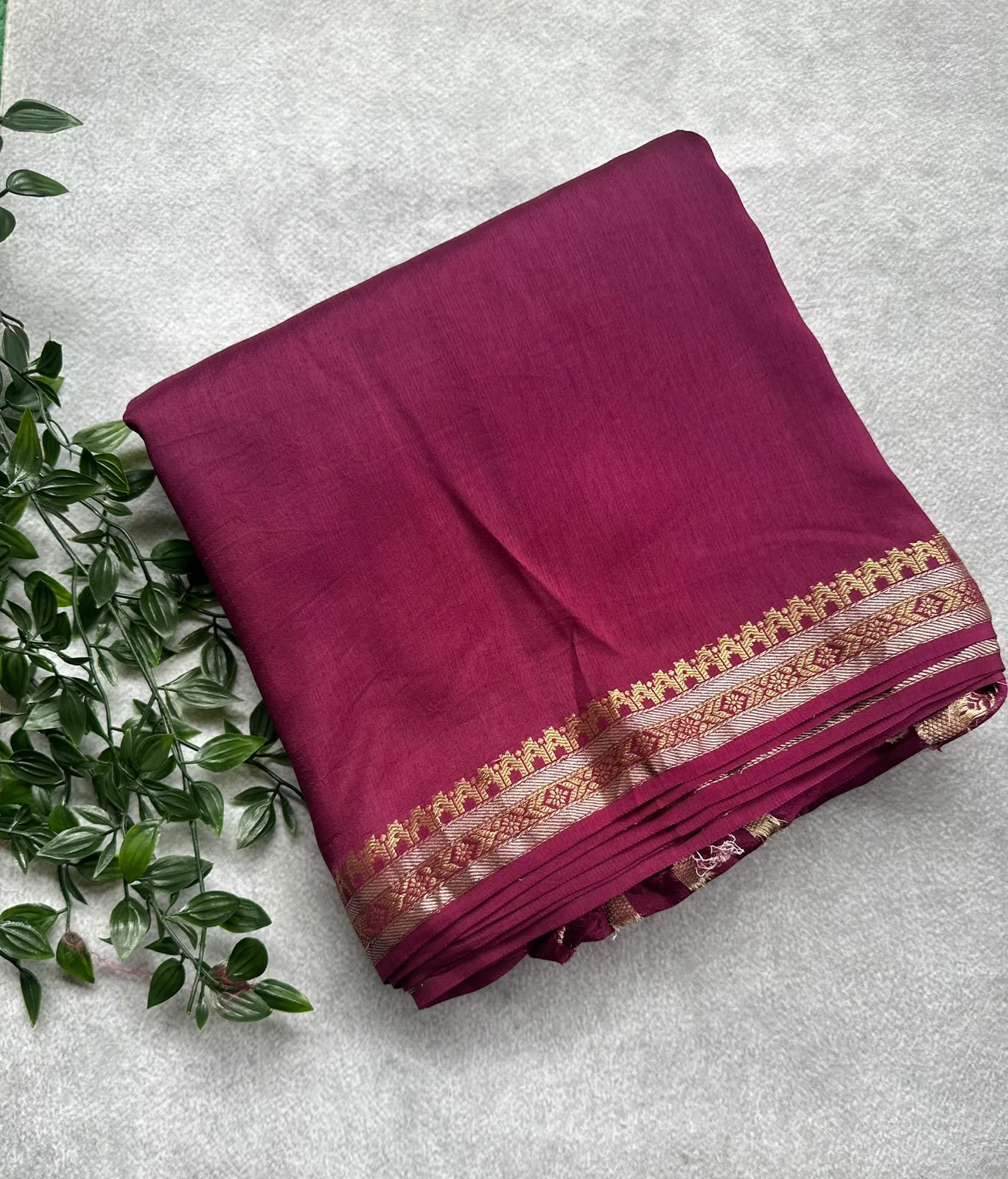 semi crepe wine color
