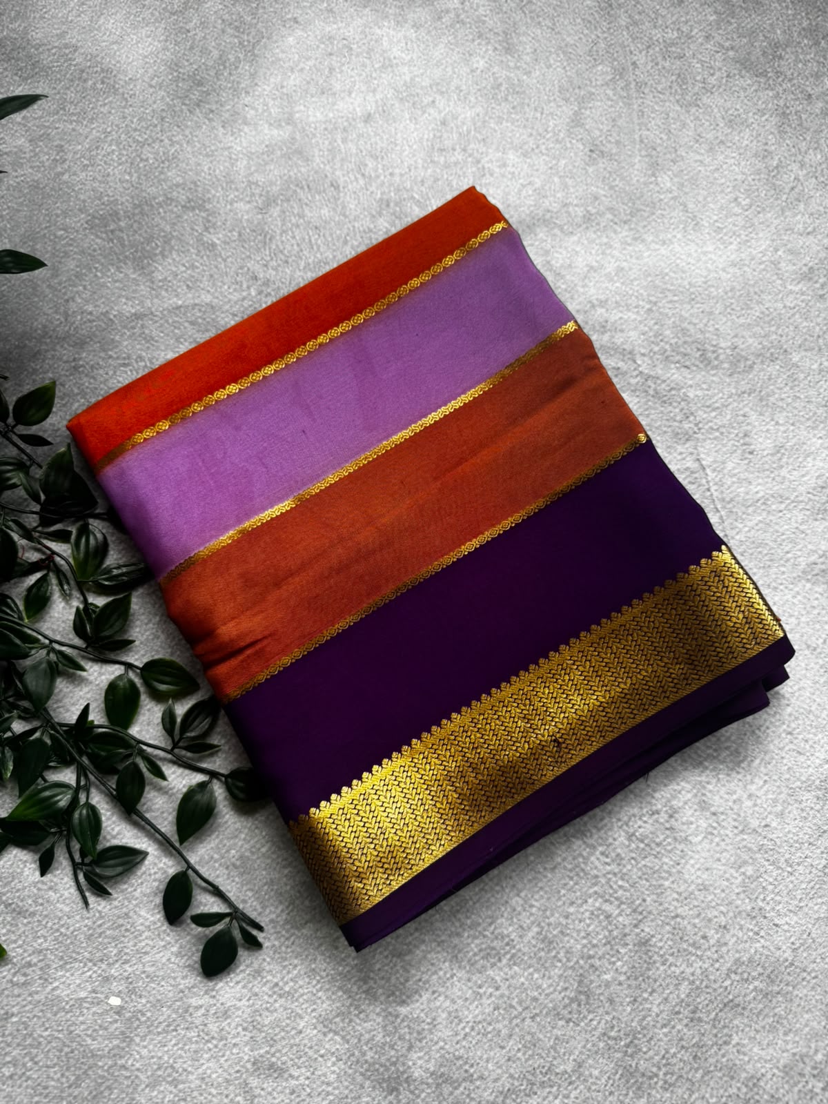 Rankart pure mysore crepe silk saree