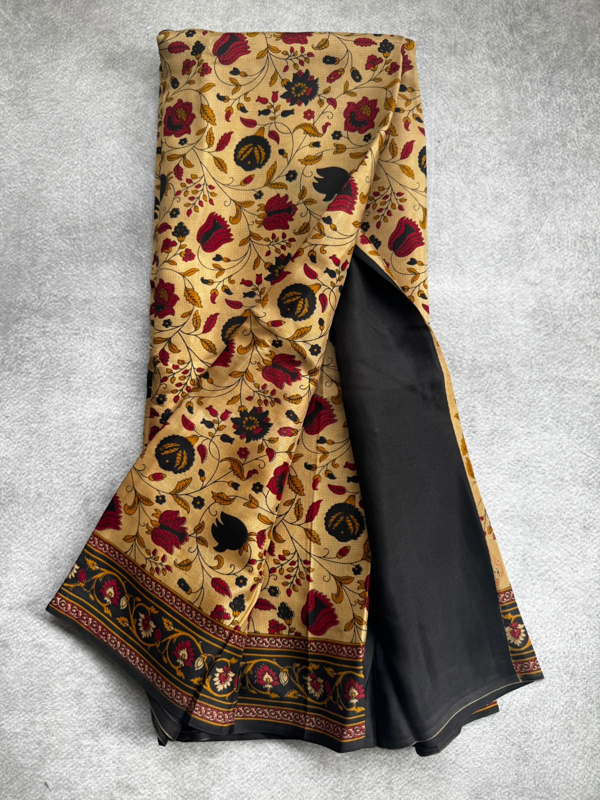 Digital print pure mysore crepe silk saree