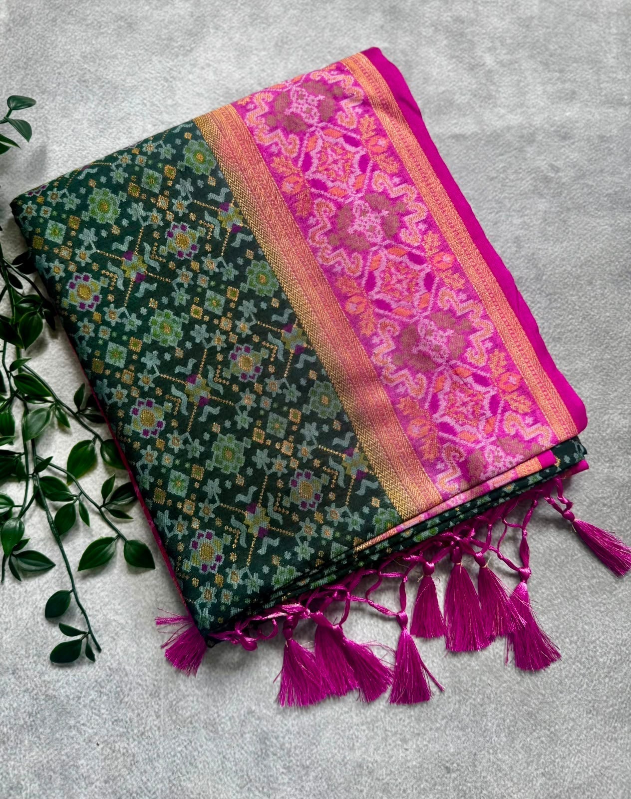 Ikkat pochampally saree
