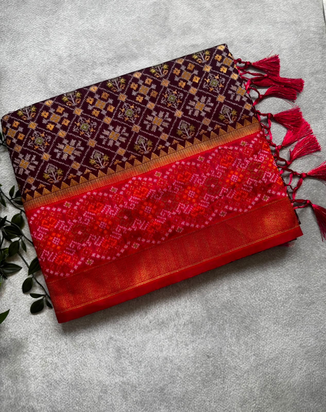 Ikkat pochampally saree