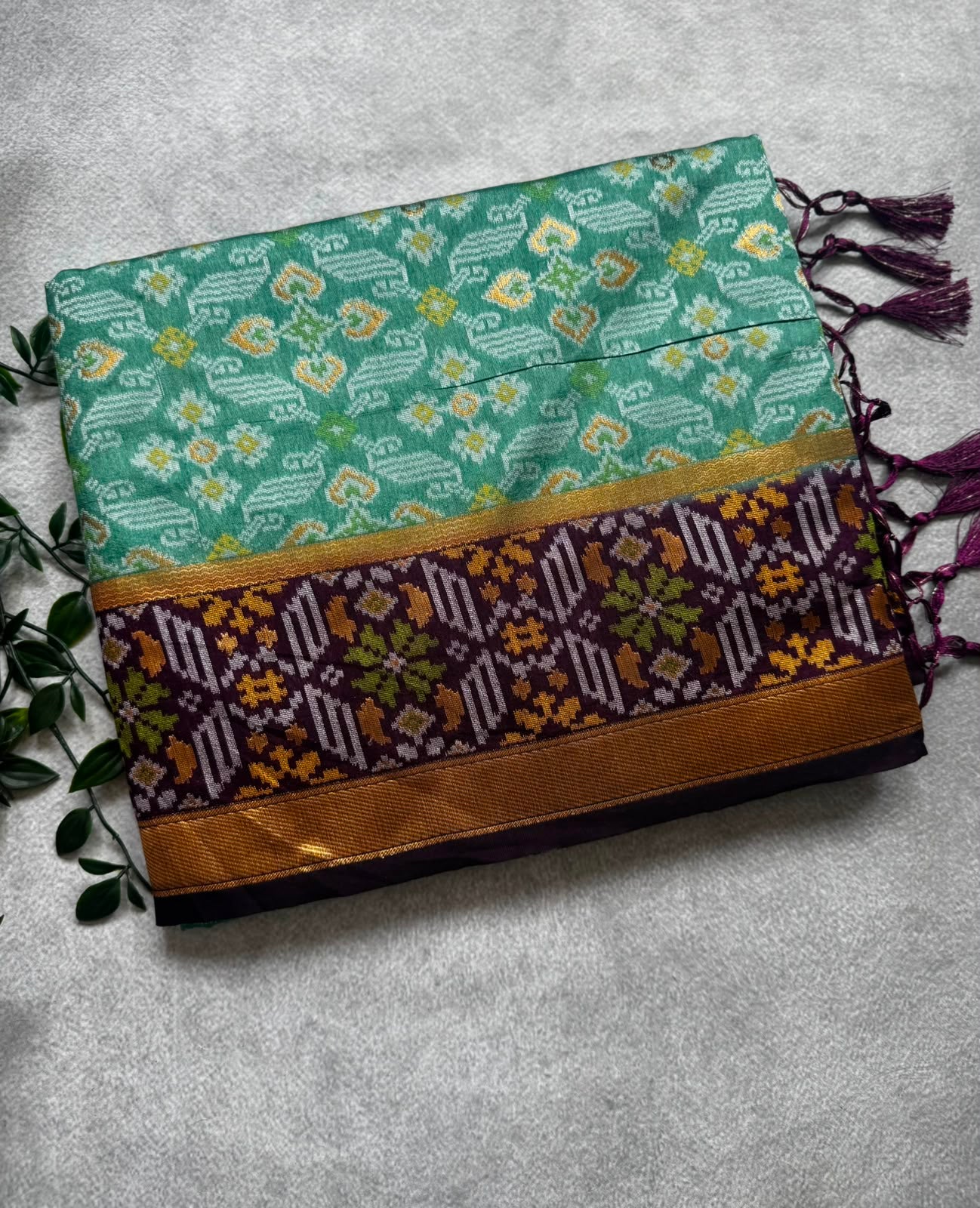 Ikkat pochampally saree
