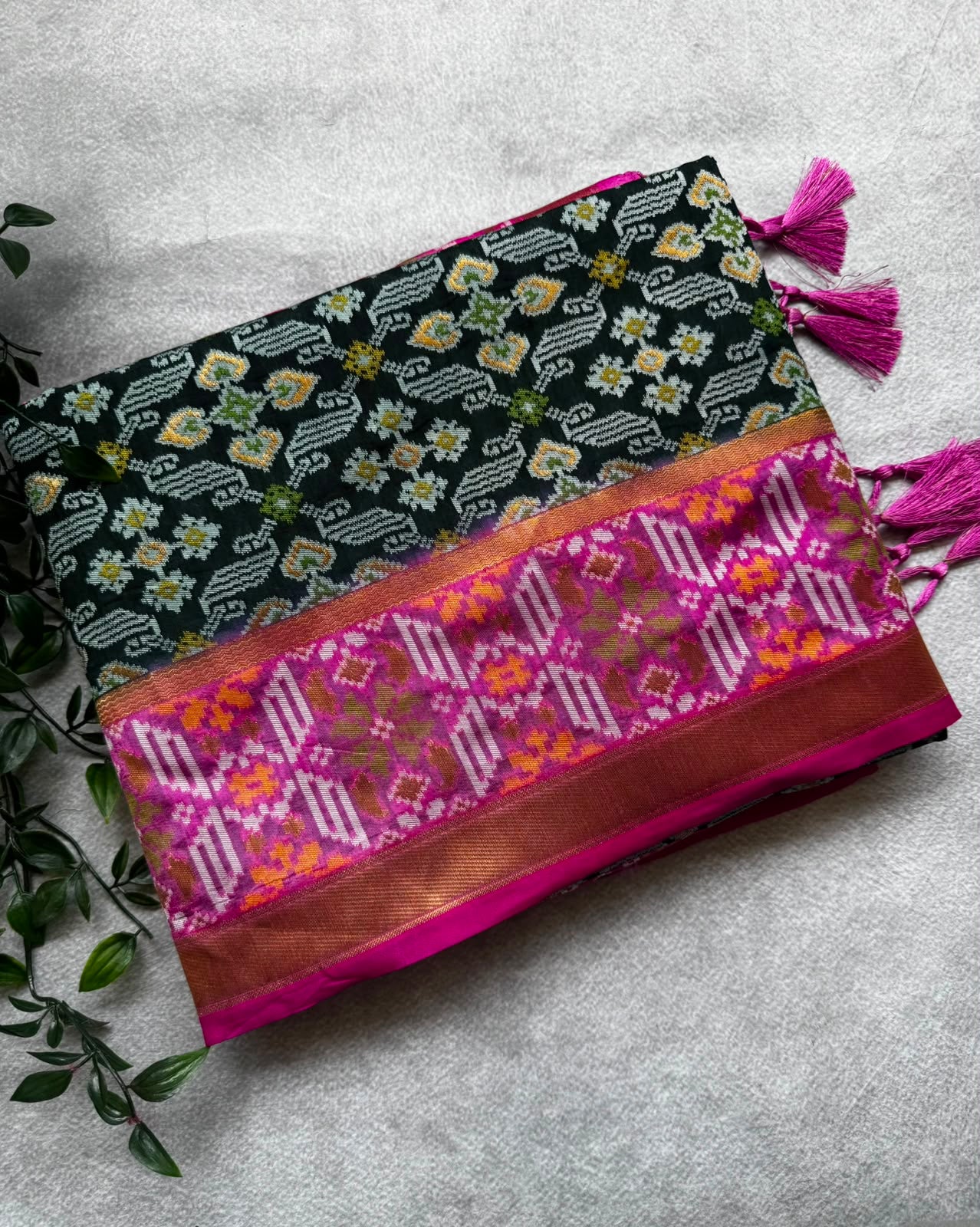 Ikkat pochampally saree
