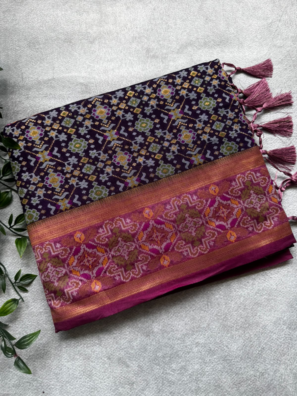 Ikkat pochampally saree