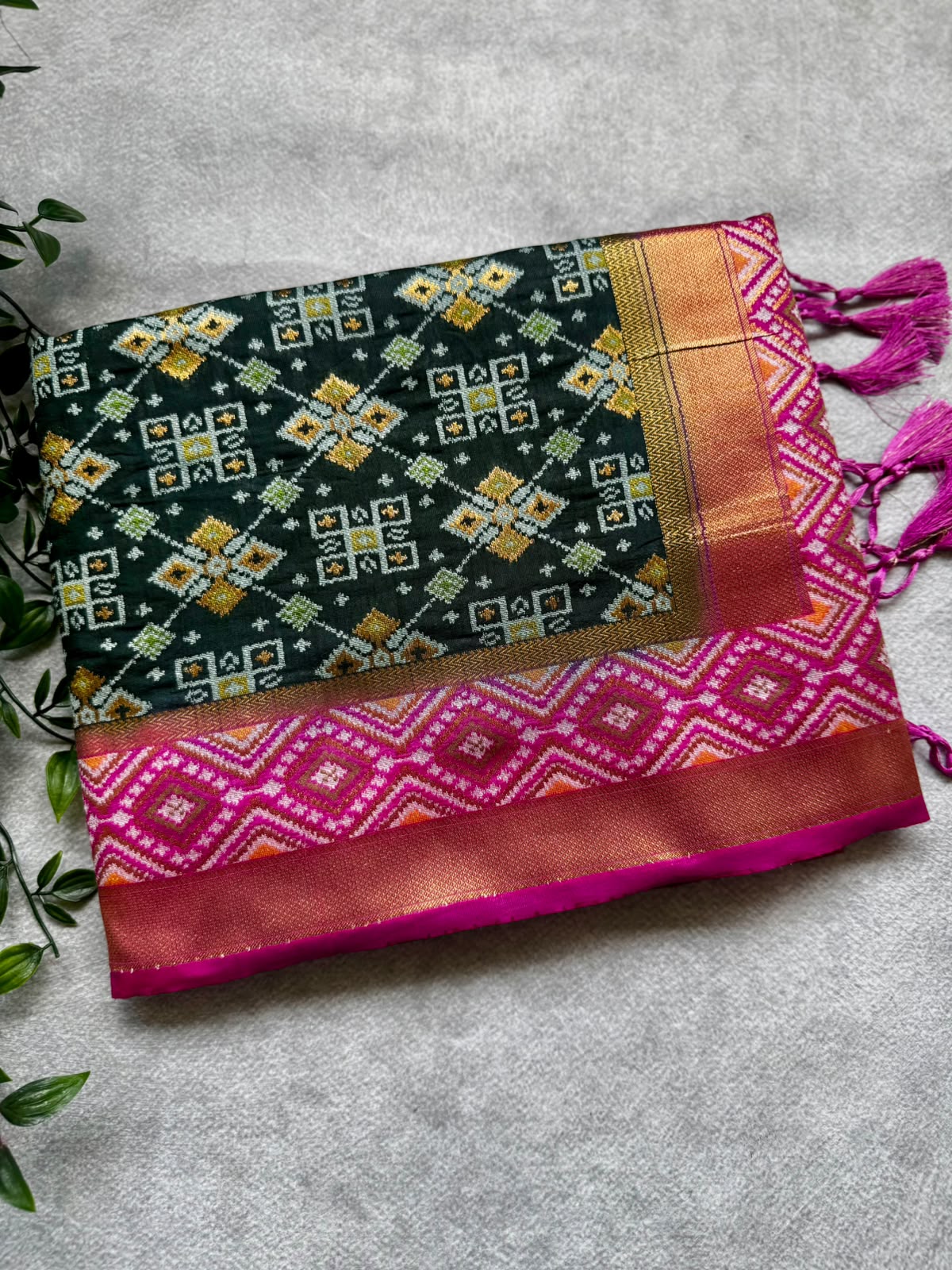 Ikkat pochampally saree