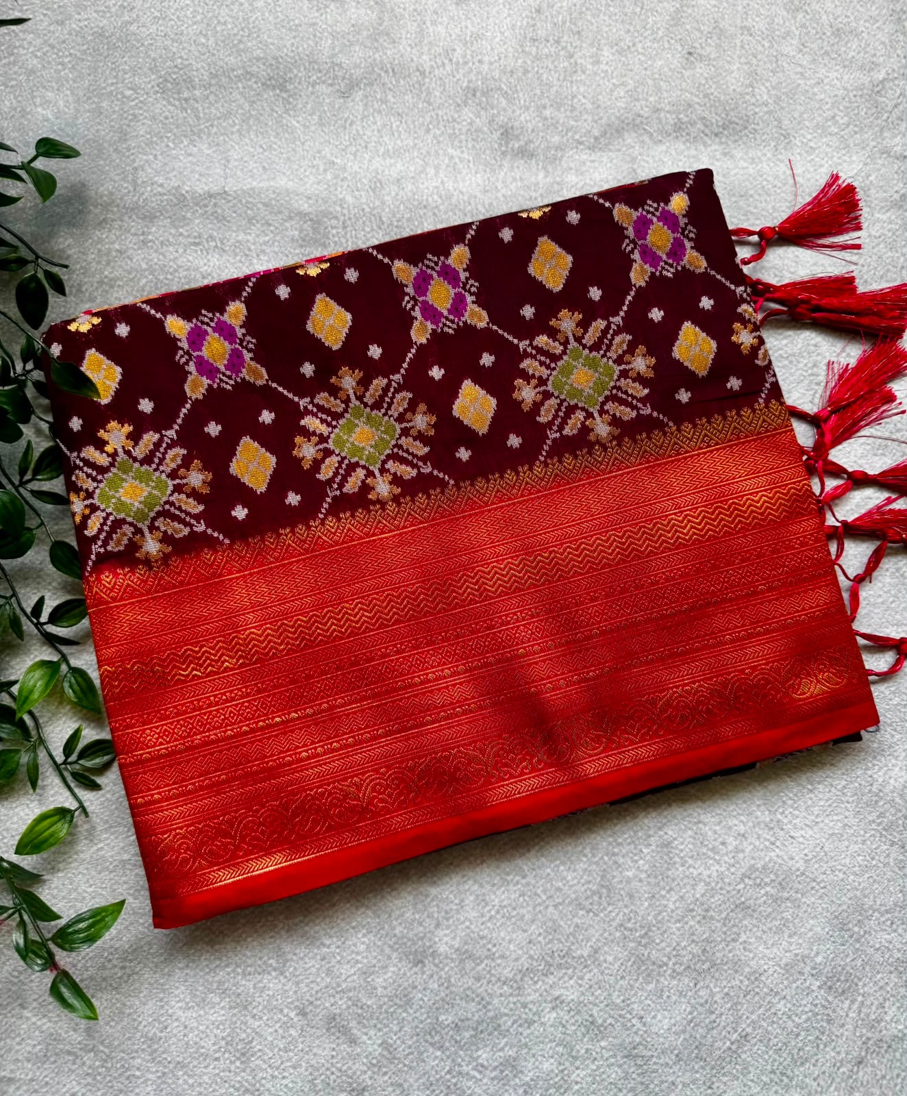Ikkat pochampally saree