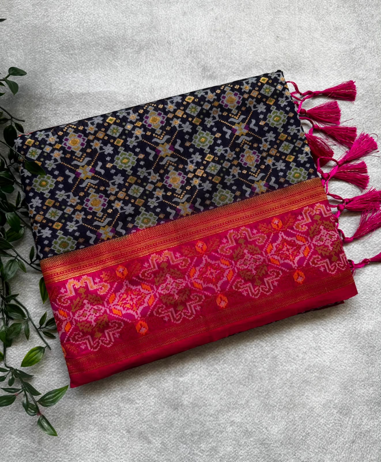 Ikkat pochampally saree